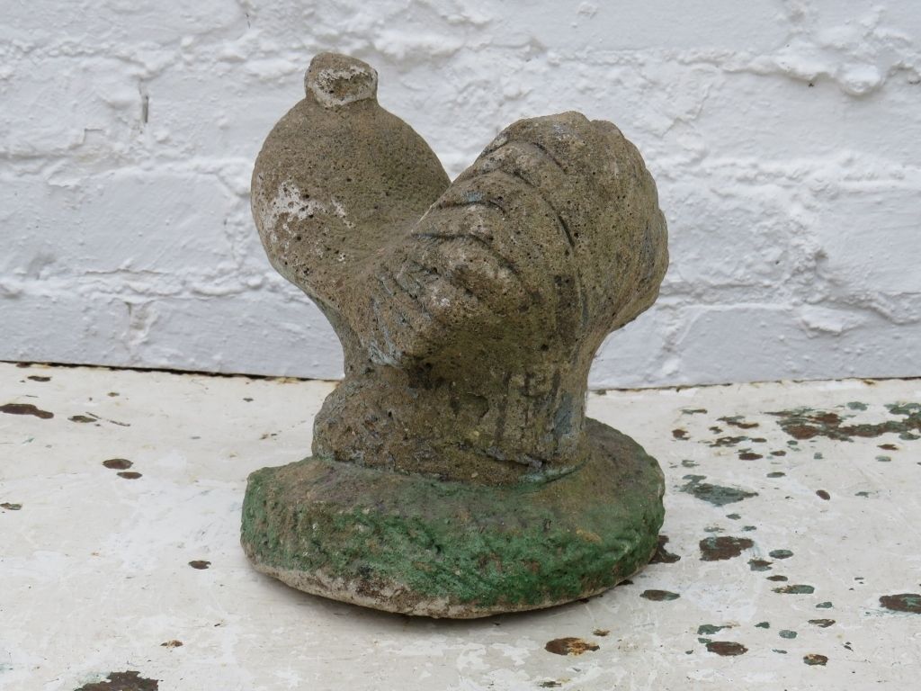 Vintage English Weathered Garden Dove Ornament photo furniture