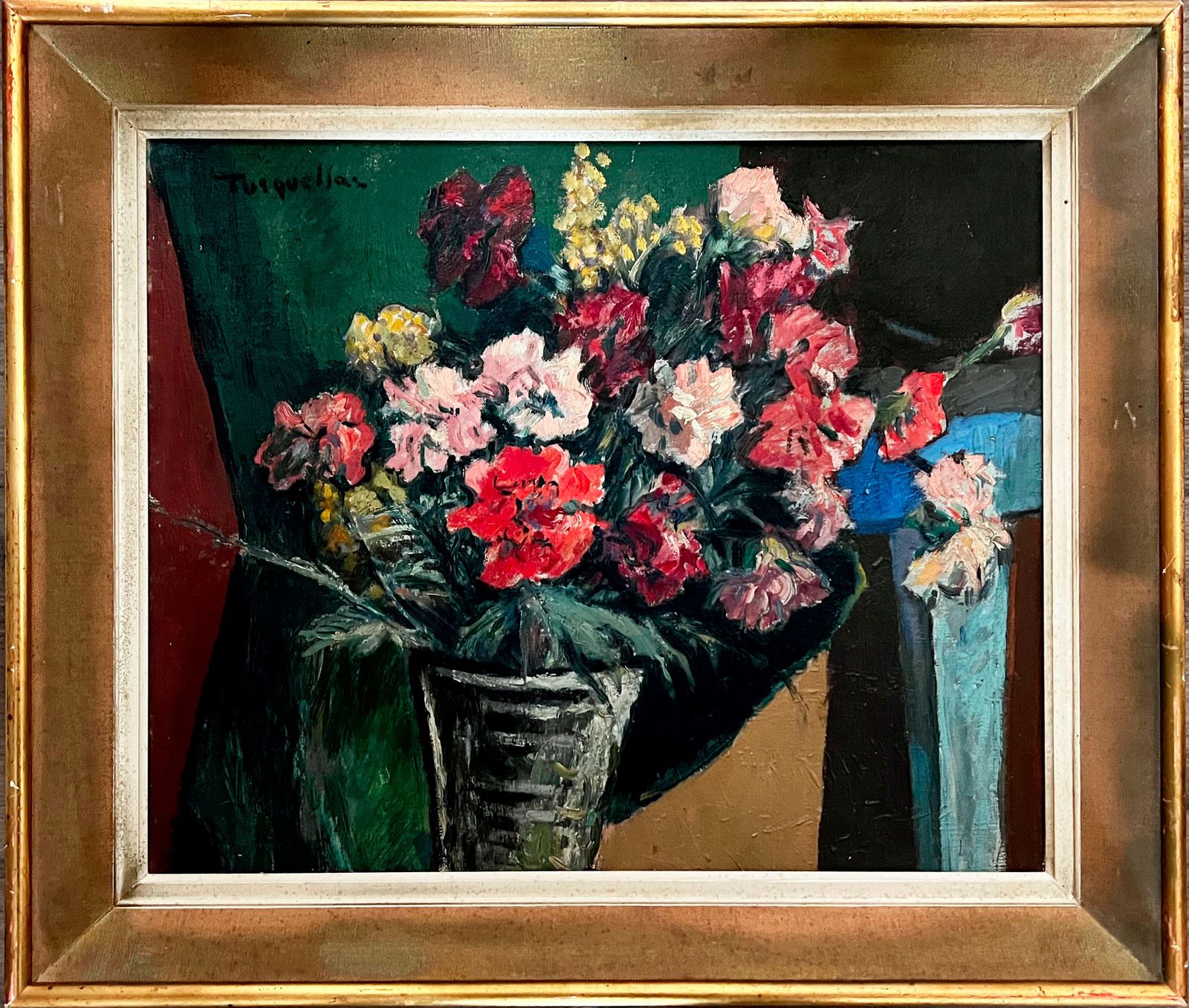 "Carnations And Mimosas" Van Tusquellas Corbella Miguel