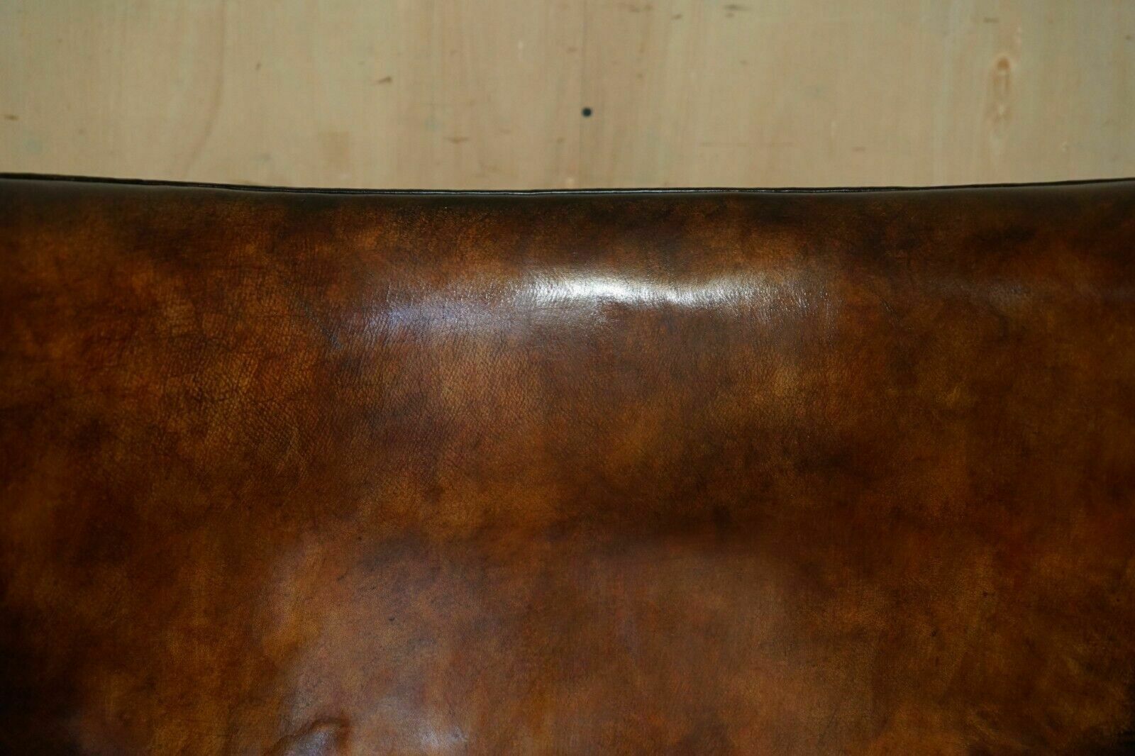 Original Fully Restored 1965 Fritz Hansen Egg Chair & Footstool In Brown Leather photo vinterior