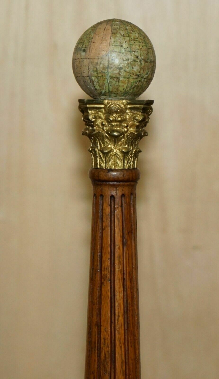 Fine & Unique Pair Of Antique 1887 Marys Celestial Globes Skewing / Malin & Sons photo Home Decor