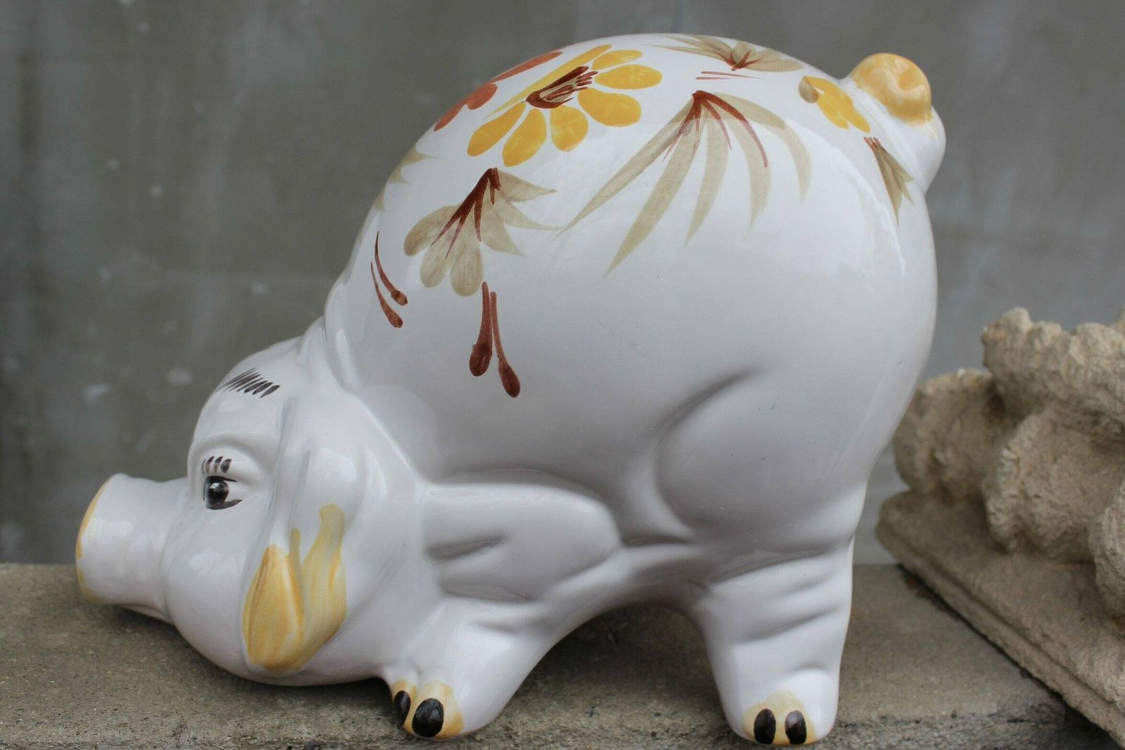 Family, Large Piggy Bank, Cute Money Box Coin Safe Bank, Collectible Porcelain Toy, Newborn Gift photo furniture