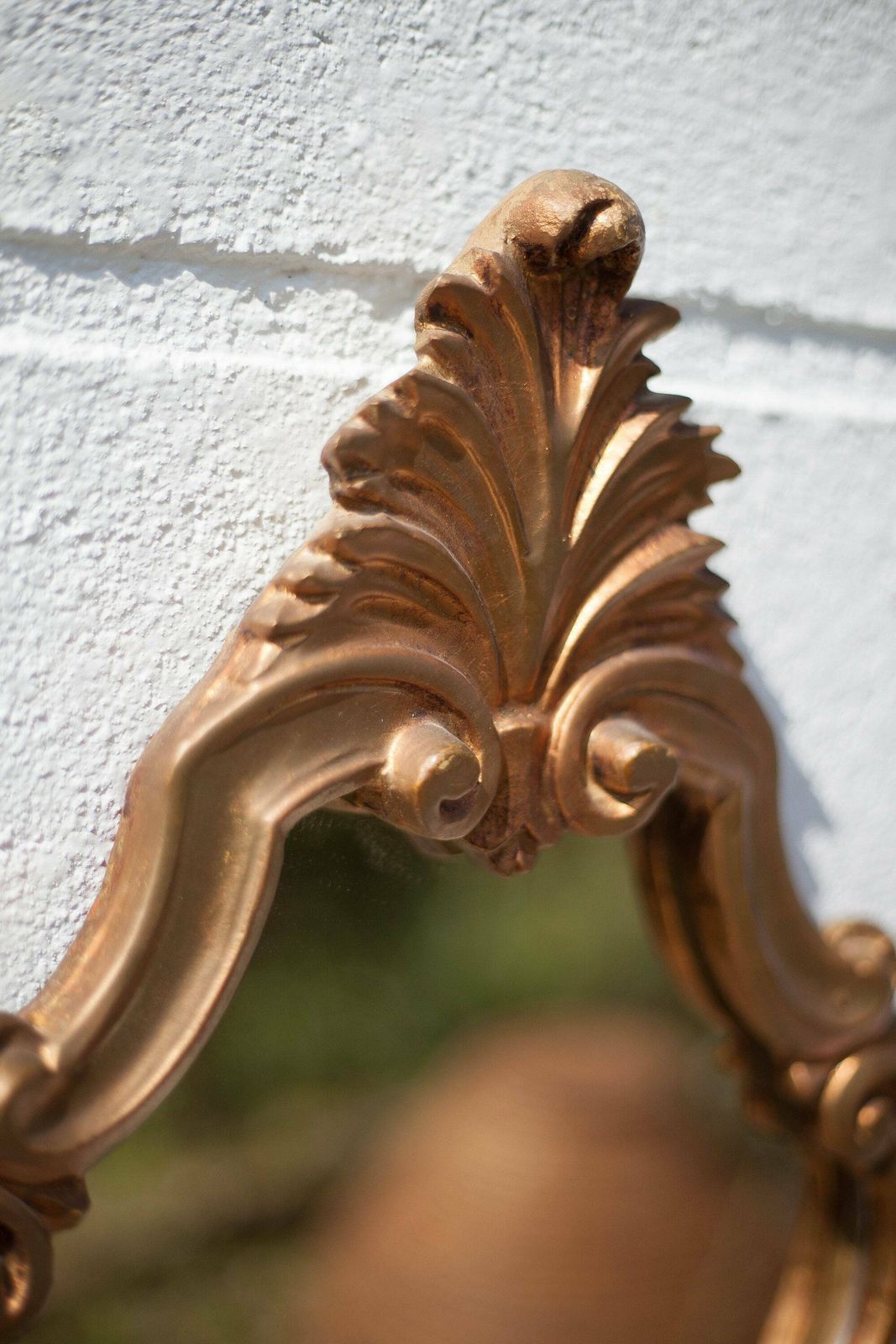Rocaille Mirror, Wall Mirror, Vintage Mirror, Embossed Copper Mirror, Mirror photo Home Decor