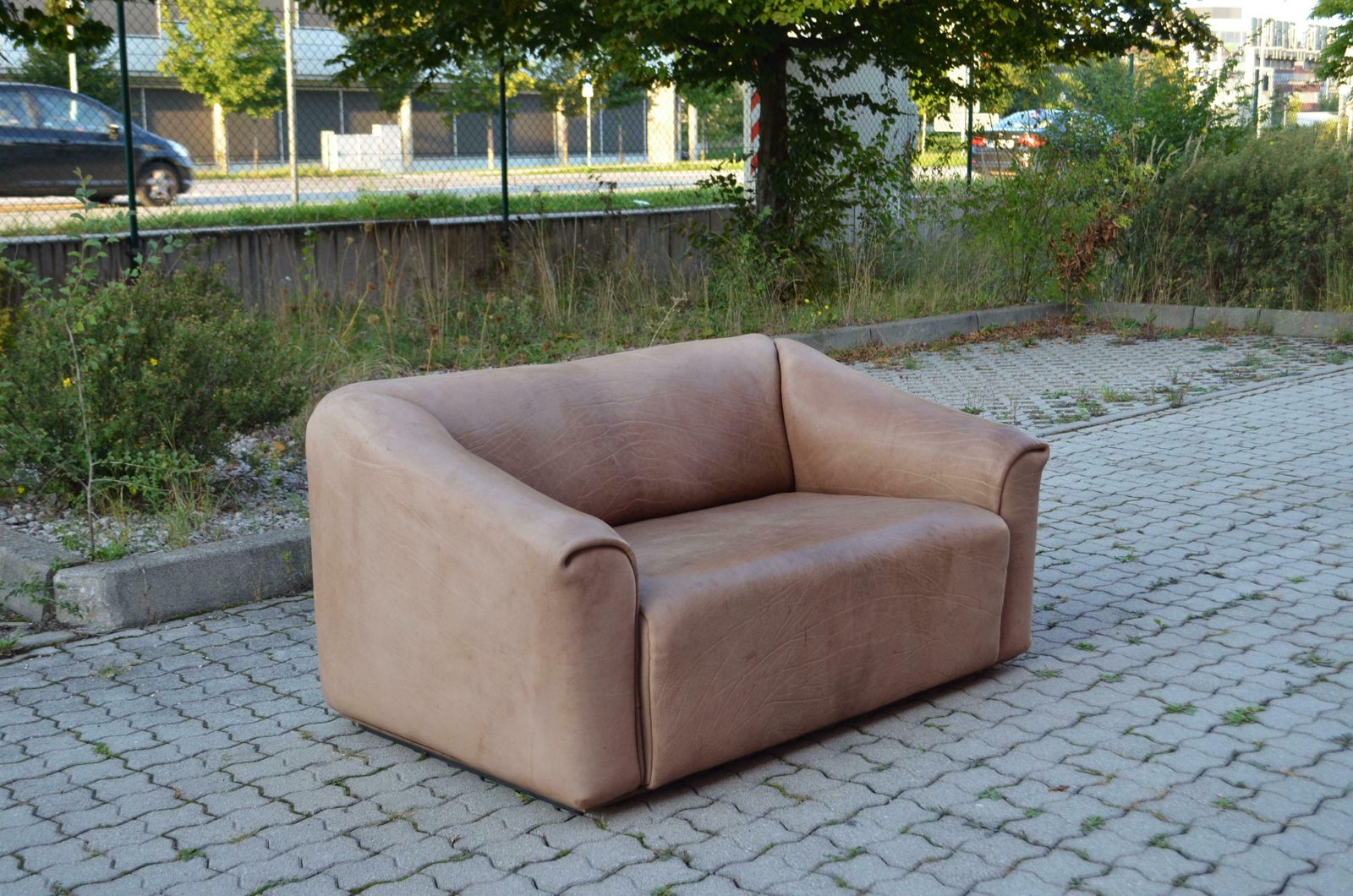 De Sede Ds 47 Loveseat Neck Leather Sofa Brown photo Furniture