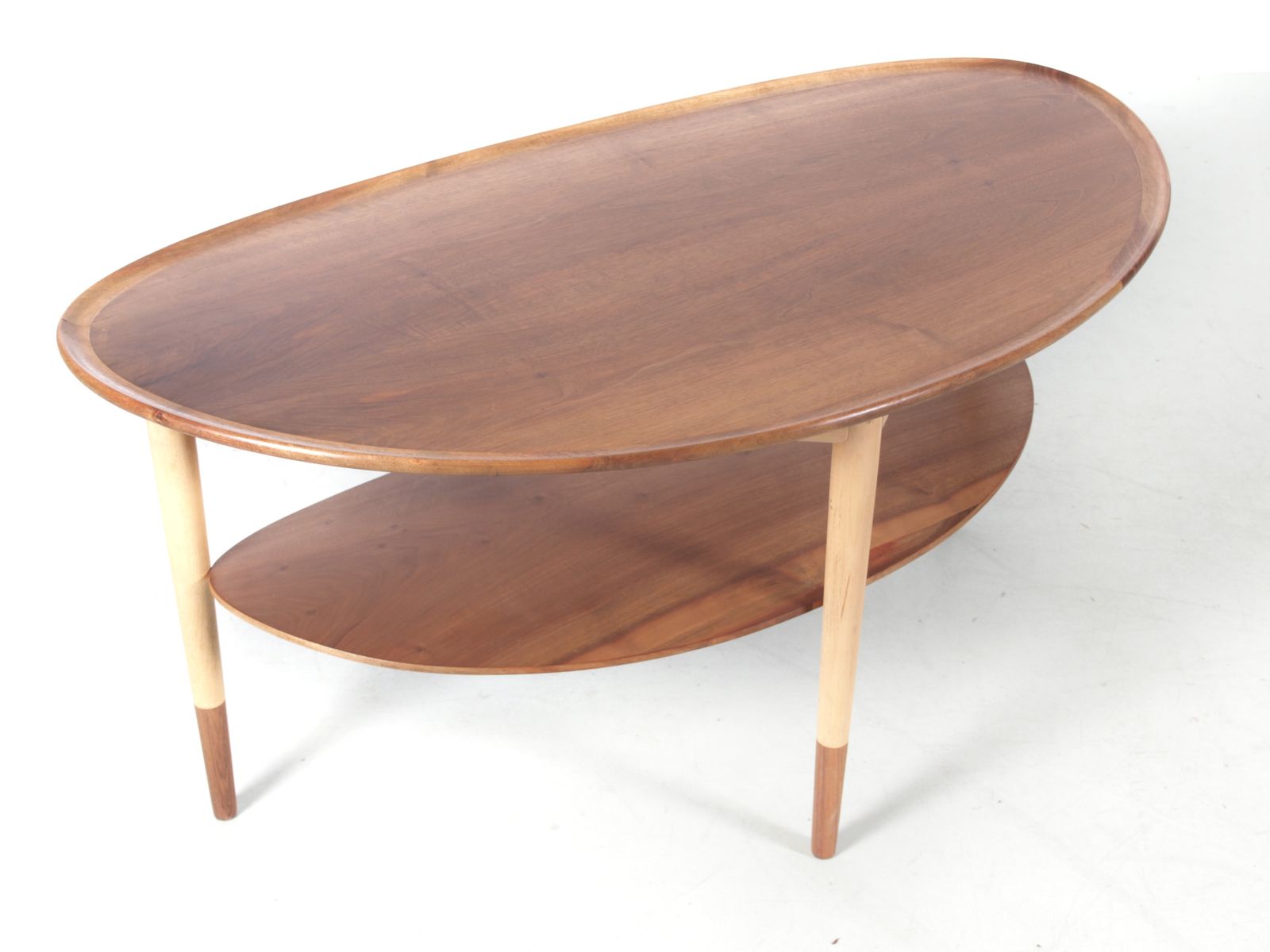 Mid Century Modern Scandinavian Coffeee Table In Walnut photo for sale