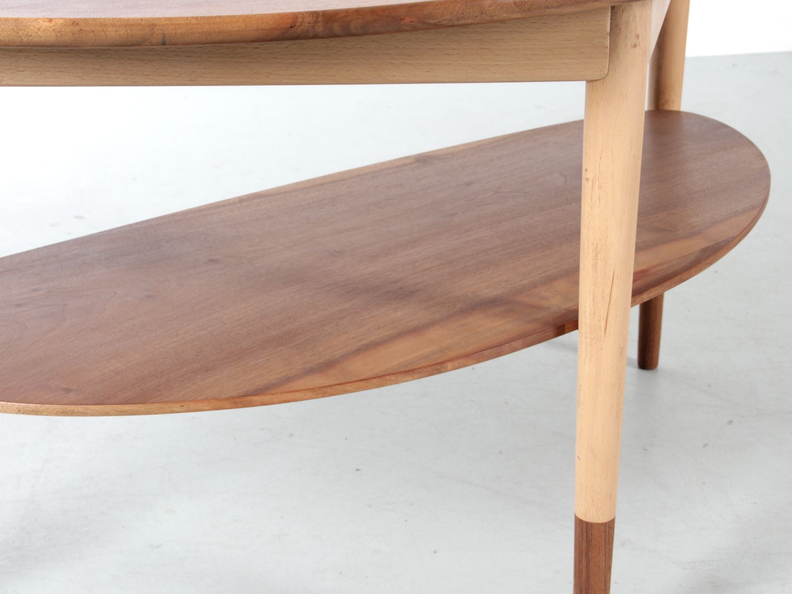 Mid Century Modern Scandinavian Coffeee Table In Walnut photo vintage