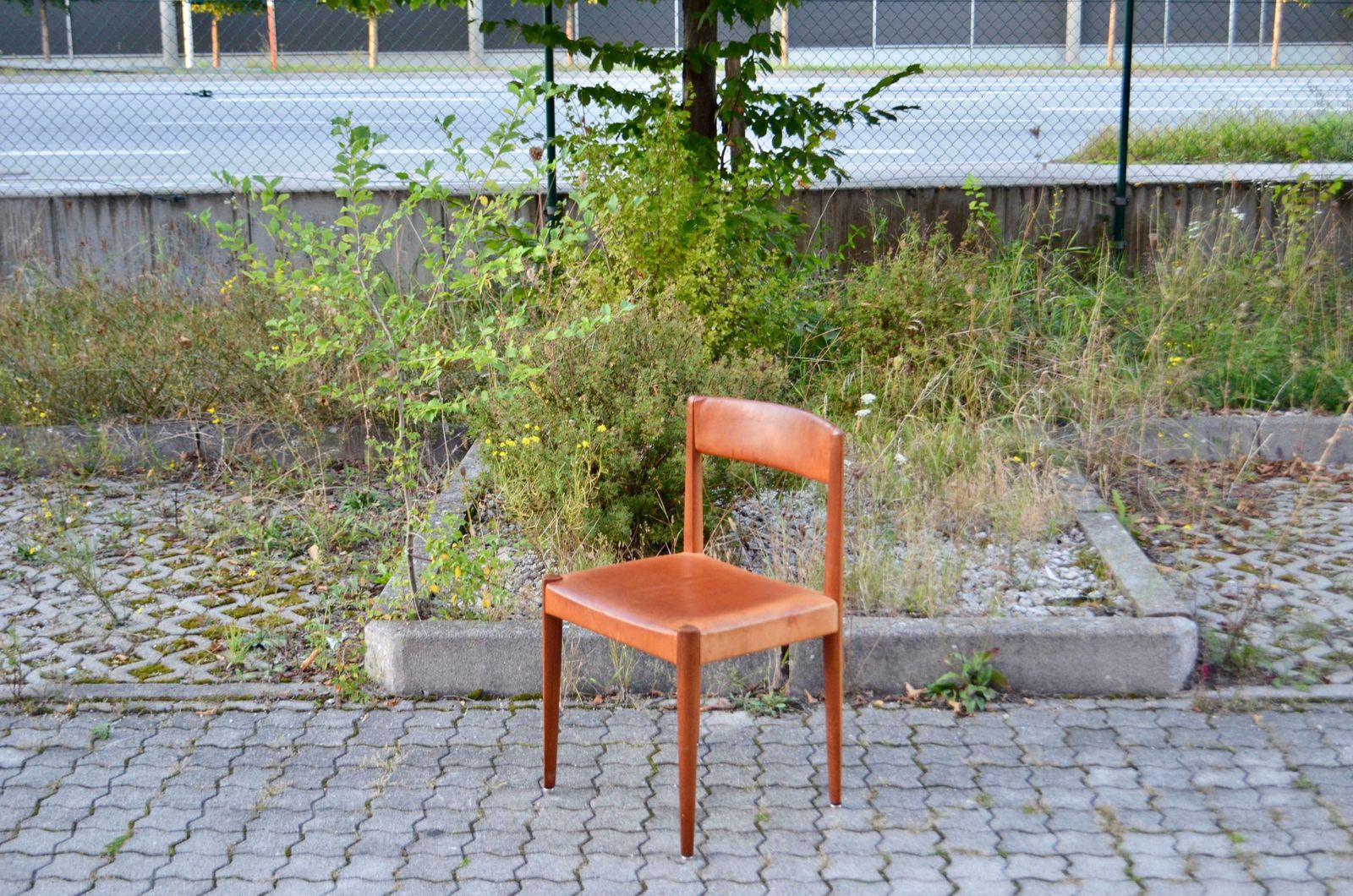 7412.0 Aage Schmidt Christensen Fritz Hansen Danish Teak Cognac Dining Chair Set Of 4 photo