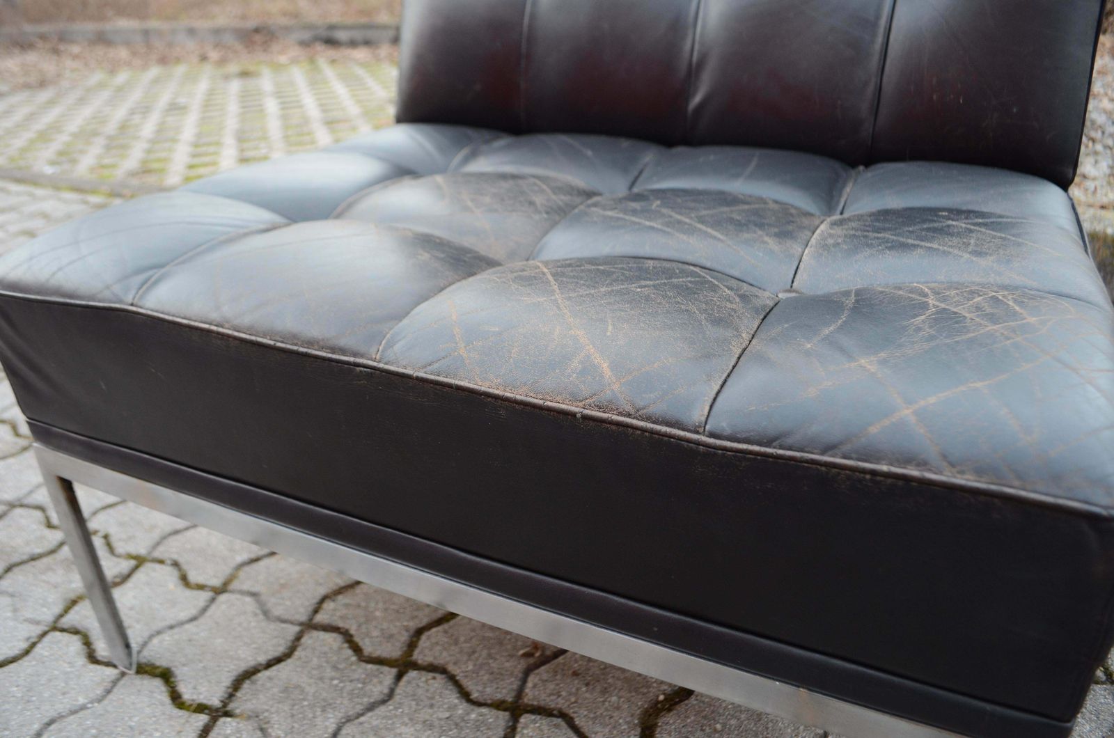 photo vinterior Johannes Spalt Leather Easy Lounge Chair Constanze By Wittmann Set Of 2