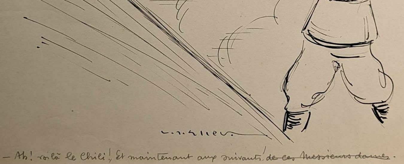 Lucien Roudier Eller Drawing On Paper 1930s photo 270.0