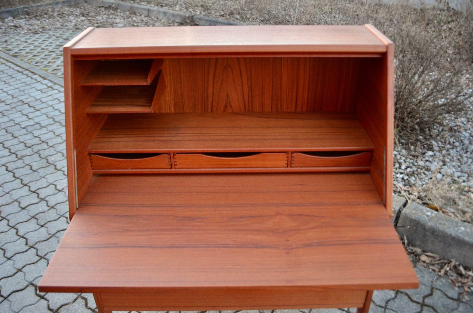 5295.0 Kai Kristiansen For Torring / Hjn Mobler Model 63 Danish Modern Teak Secretary photo