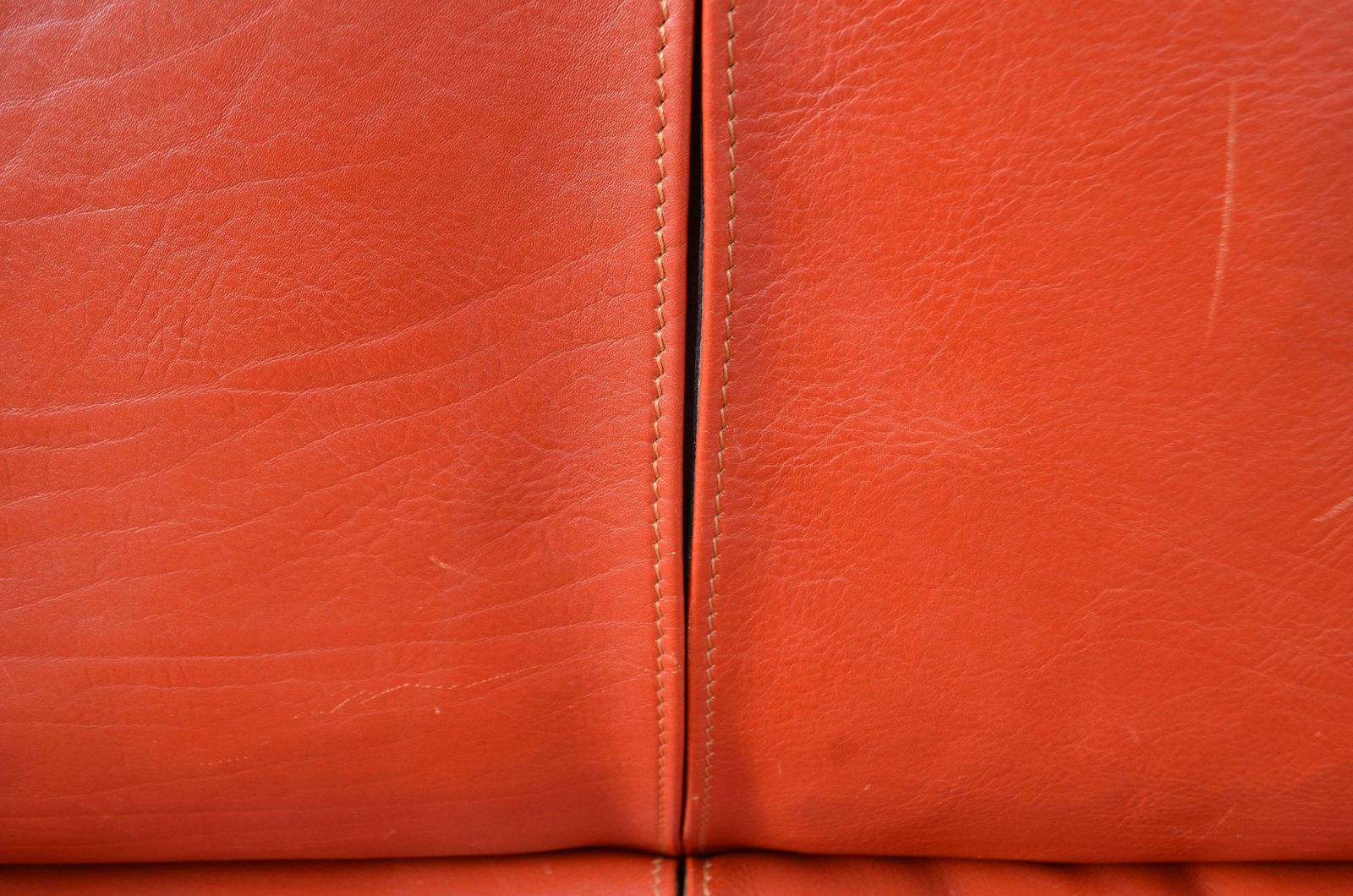 9551.0 Cassina Taxi 415 Neck Saddle Leather Sofa China Red / Ox Red photo