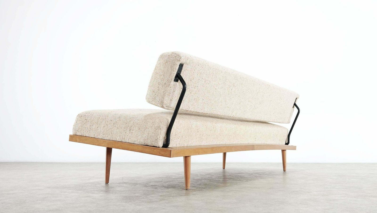 Josef Pentenrieder Minimalist Daybed Convertible Sofa For Hans Kaufeld, 1954 photo furniture