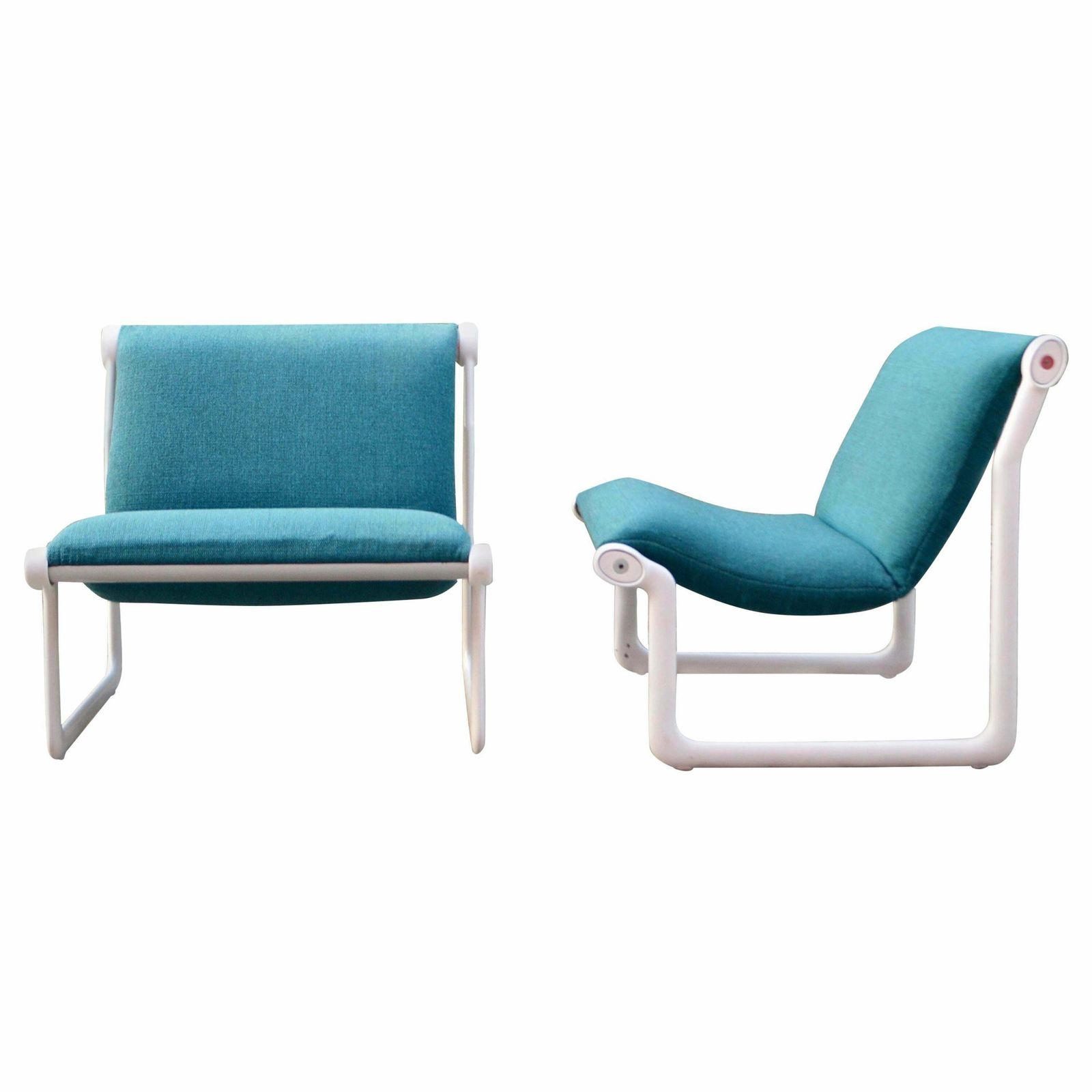 Knoll International Sling Lounge Chair By Hannah Morrison Set Of 2