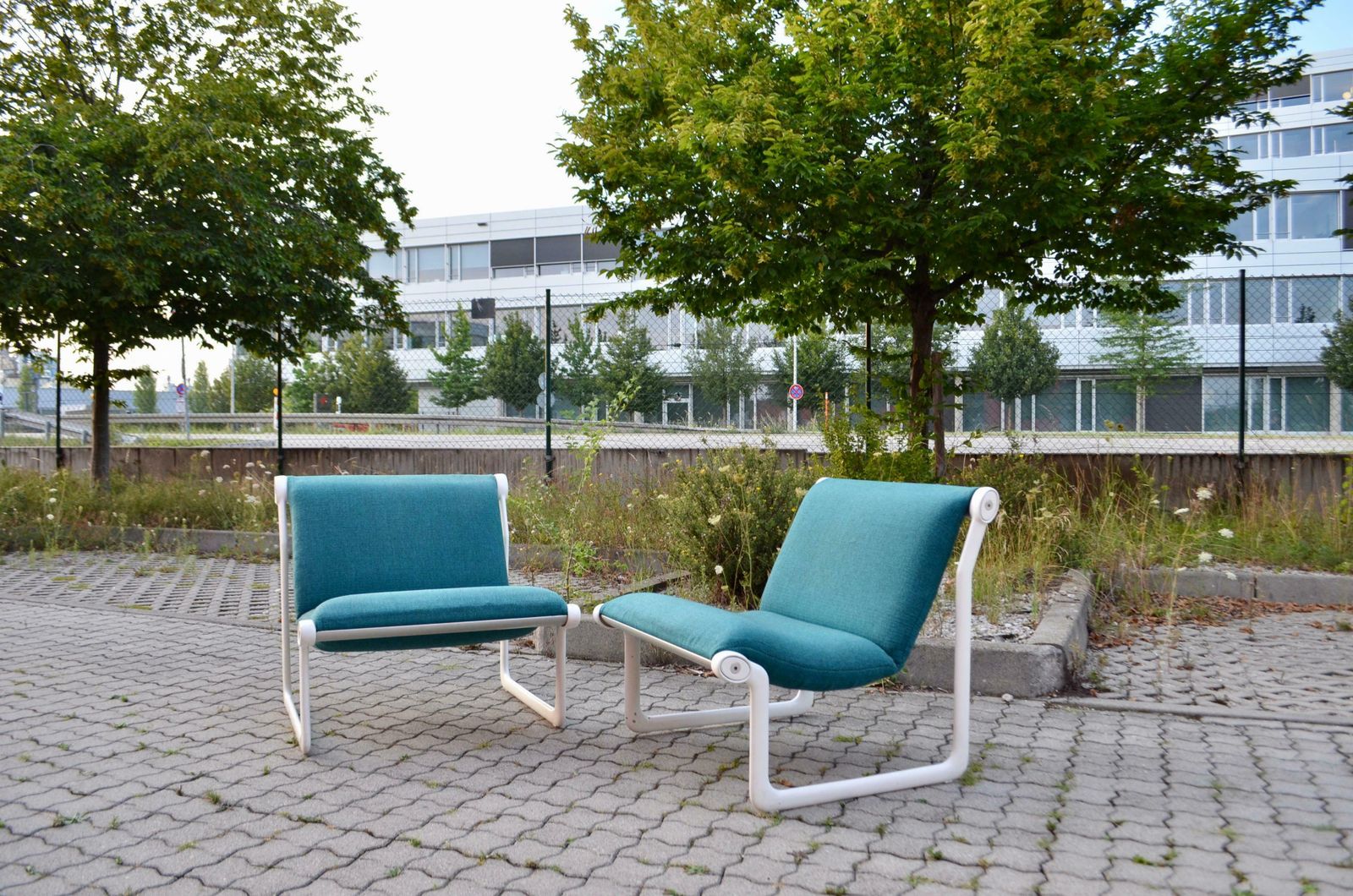 Knoll International Sling Lounge Chair By Hannah Morrison Set Of 2 photo for sale