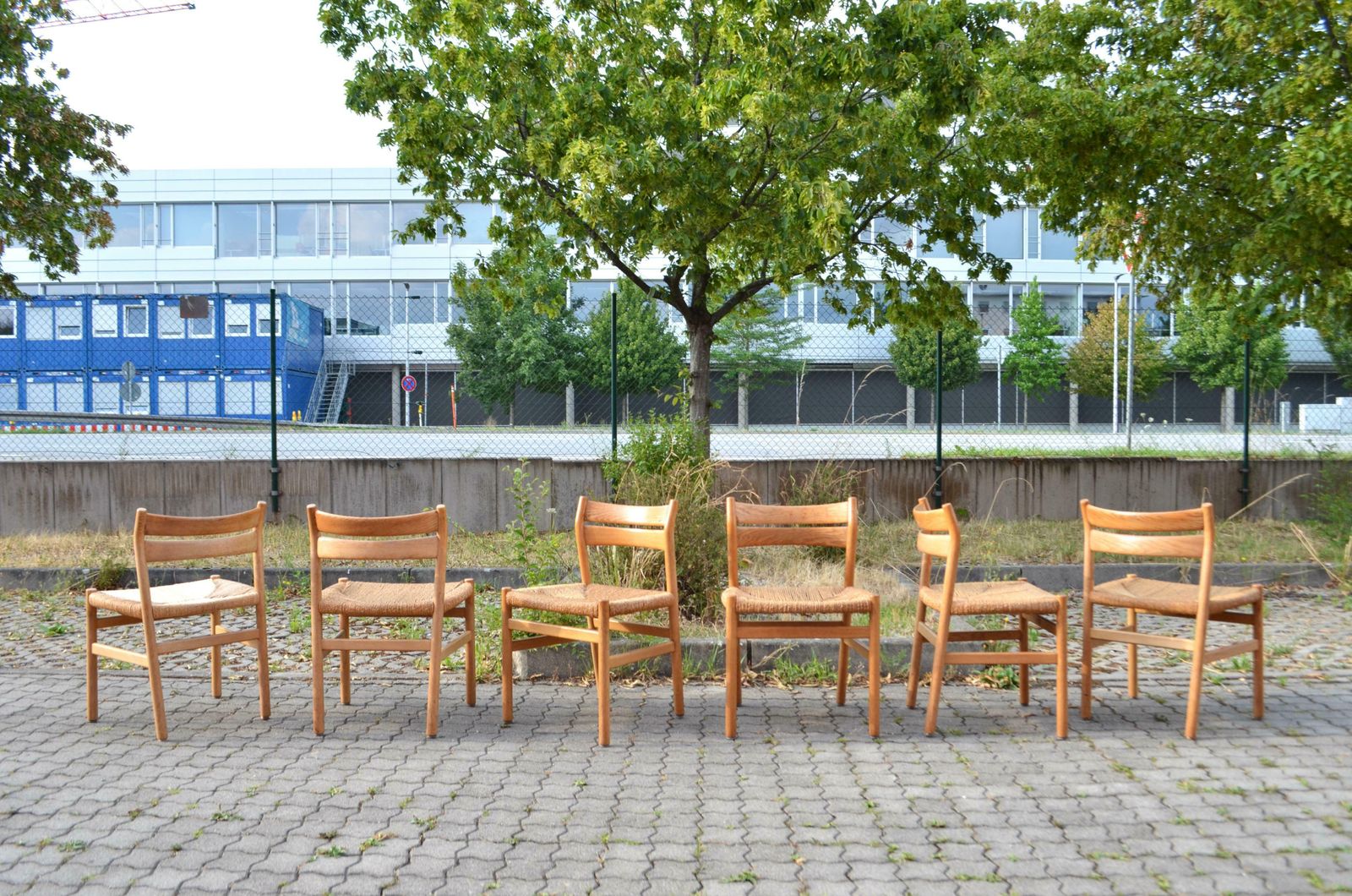 Børge Mogensen Model Bm1 Dining Oak Chairs For C.M. Madsens Set Of 6 photo furniture