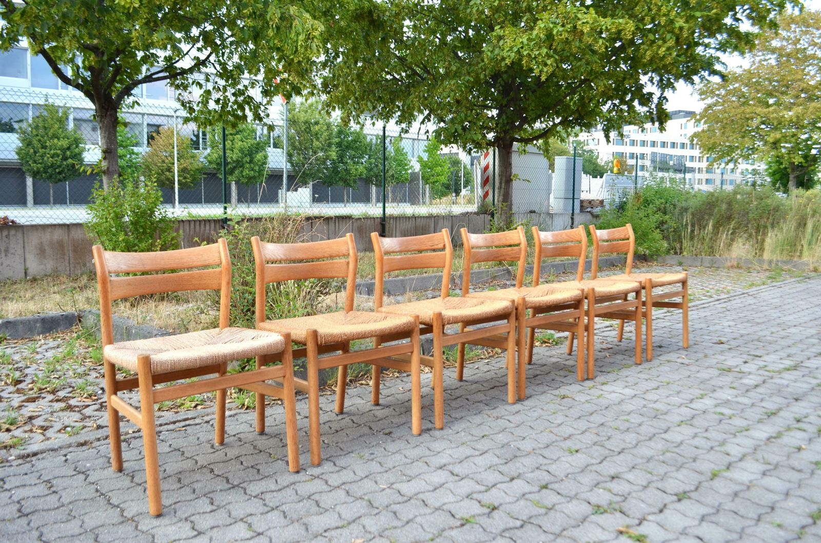 Børge Mogensen Model Bm1 Dining Oak Chairs For C.M. Madsens Set Of 6 photo Furniture