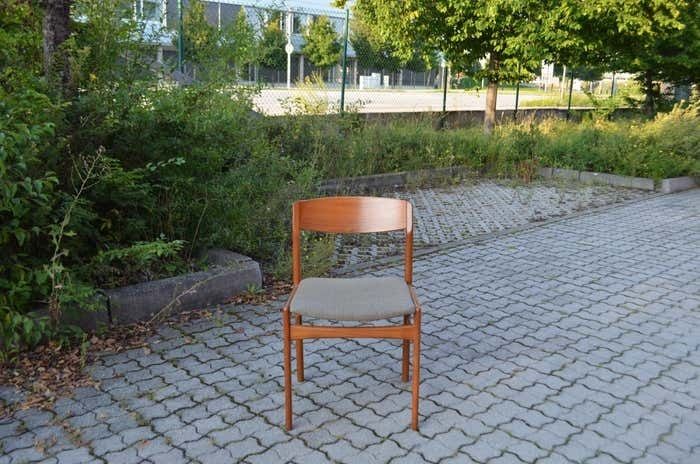 Erik Kirkegaard For Hong Stole Stolefabrik Danish Teak Dining Chair Set Of 4 photo buy