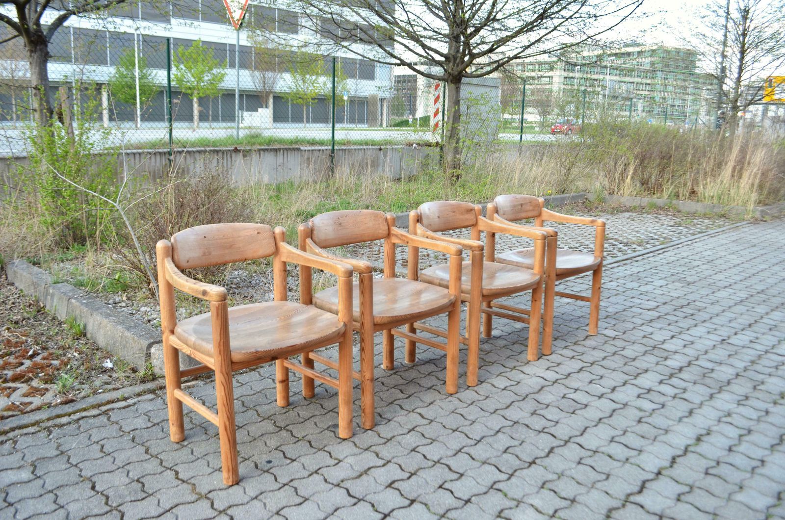 Rainer Daumiller Rare Danish Armchairs Set Of 4 Scandinavian Pine Hirtshals photo vinterior