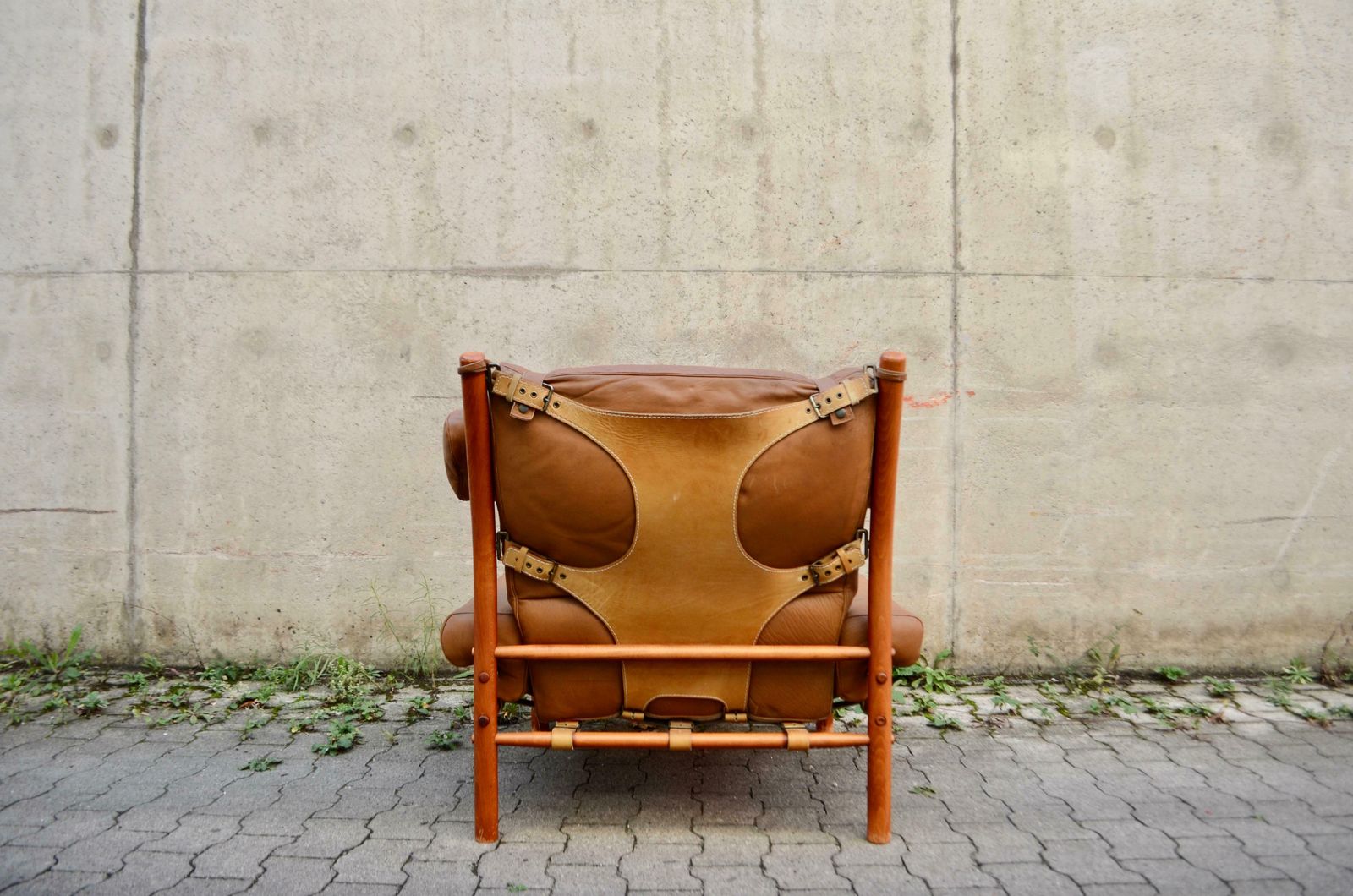 photo vinterior Arne Norell Model Inca Caramel Leather Lounge Chair