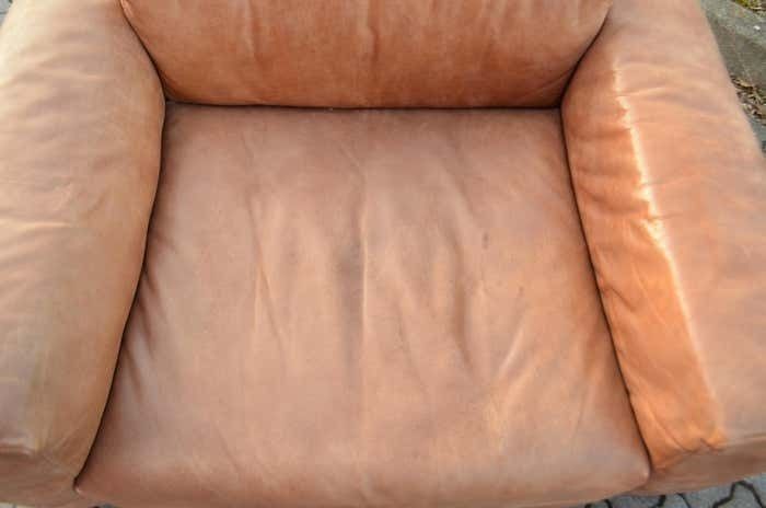 Frigerio Salotti Modell Cooper Loveseat Armchair Leather Chair Cognac photo 3706.0
