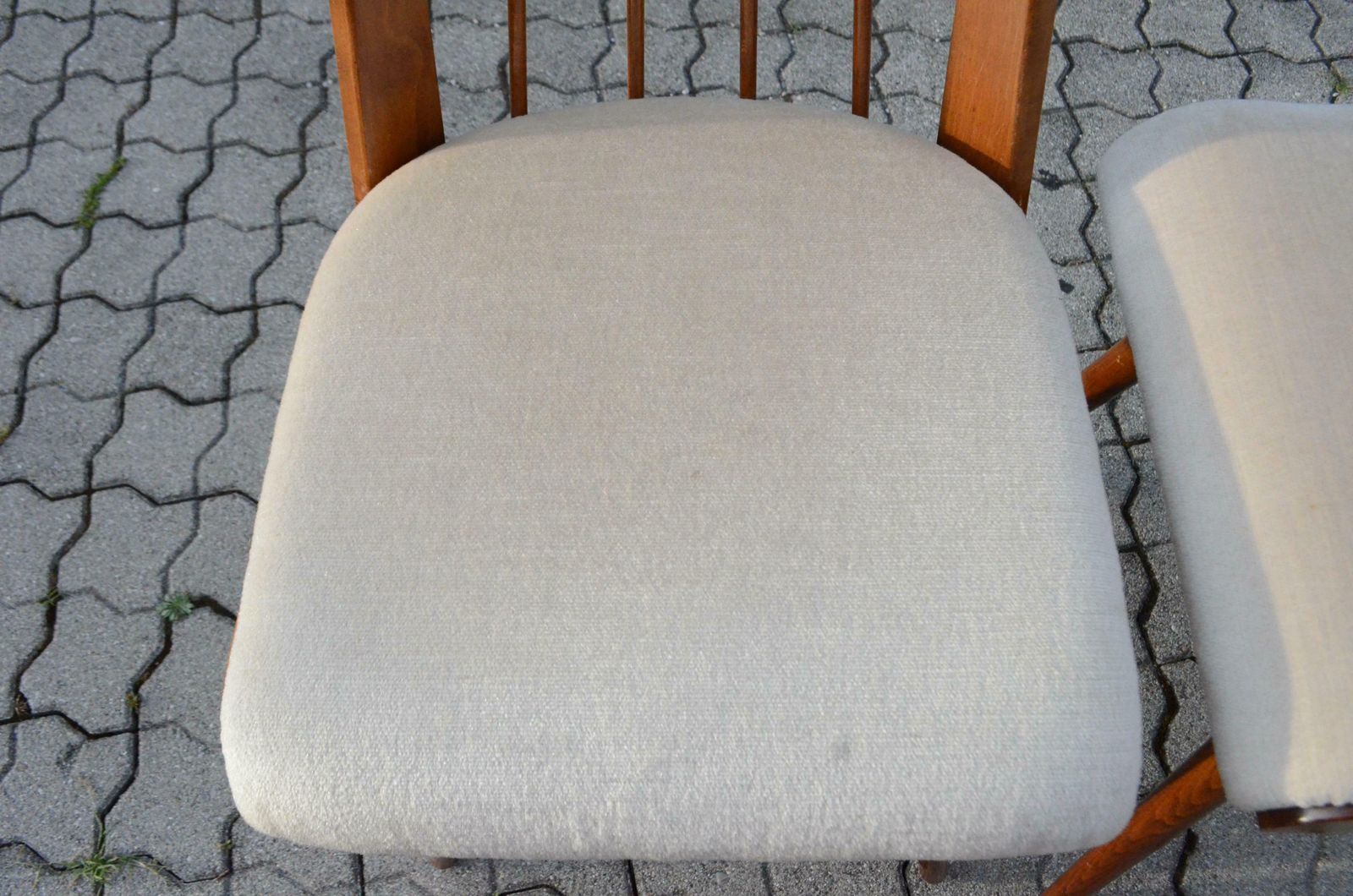 German 50ties Mid Century Dining Chair Set Of 4 photo 1588.0