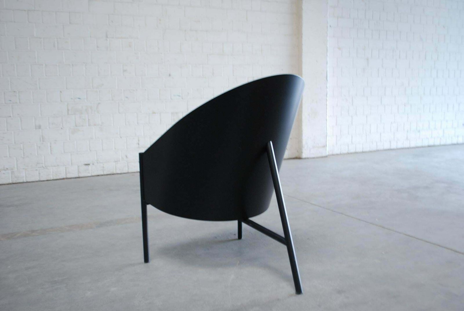 photo for sale Philippe Starck Black Chair Armchair Driade Aleph Model Pratfall