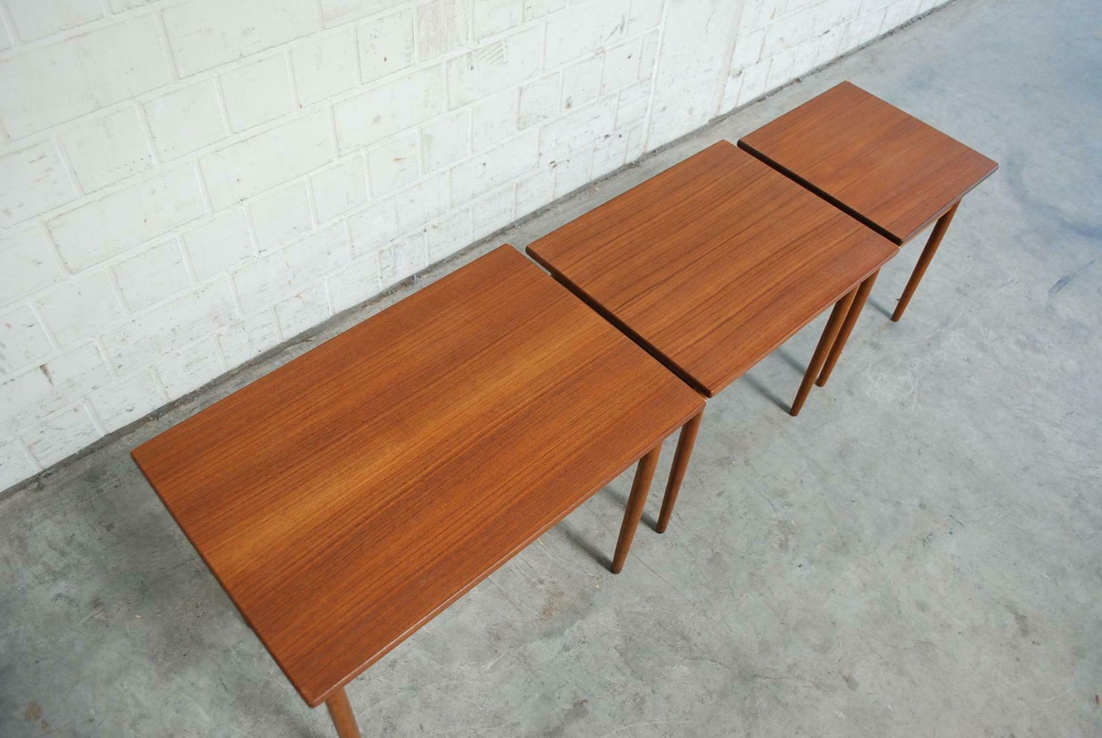Nesting Tables In Teak By Tove And Edvard Kindt Larsen For Seffle photo buy