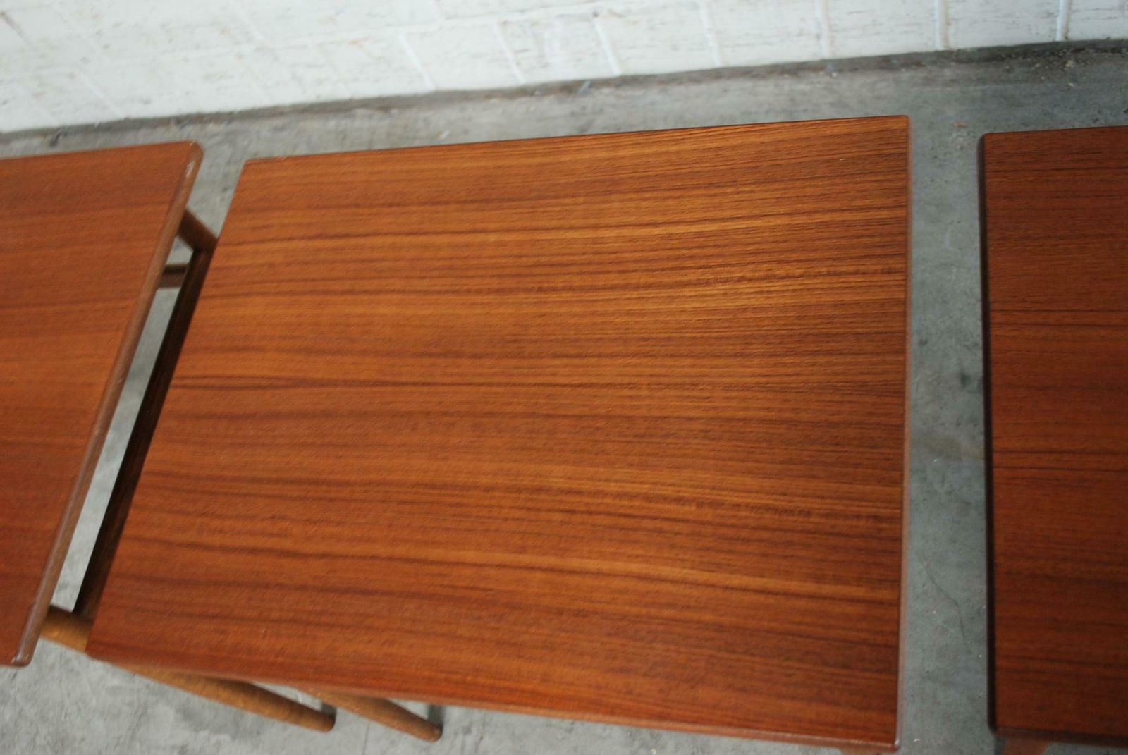 Nesting Tables In Teak By Tove And Edvard Kindt Larsen For Seffle photo vintage