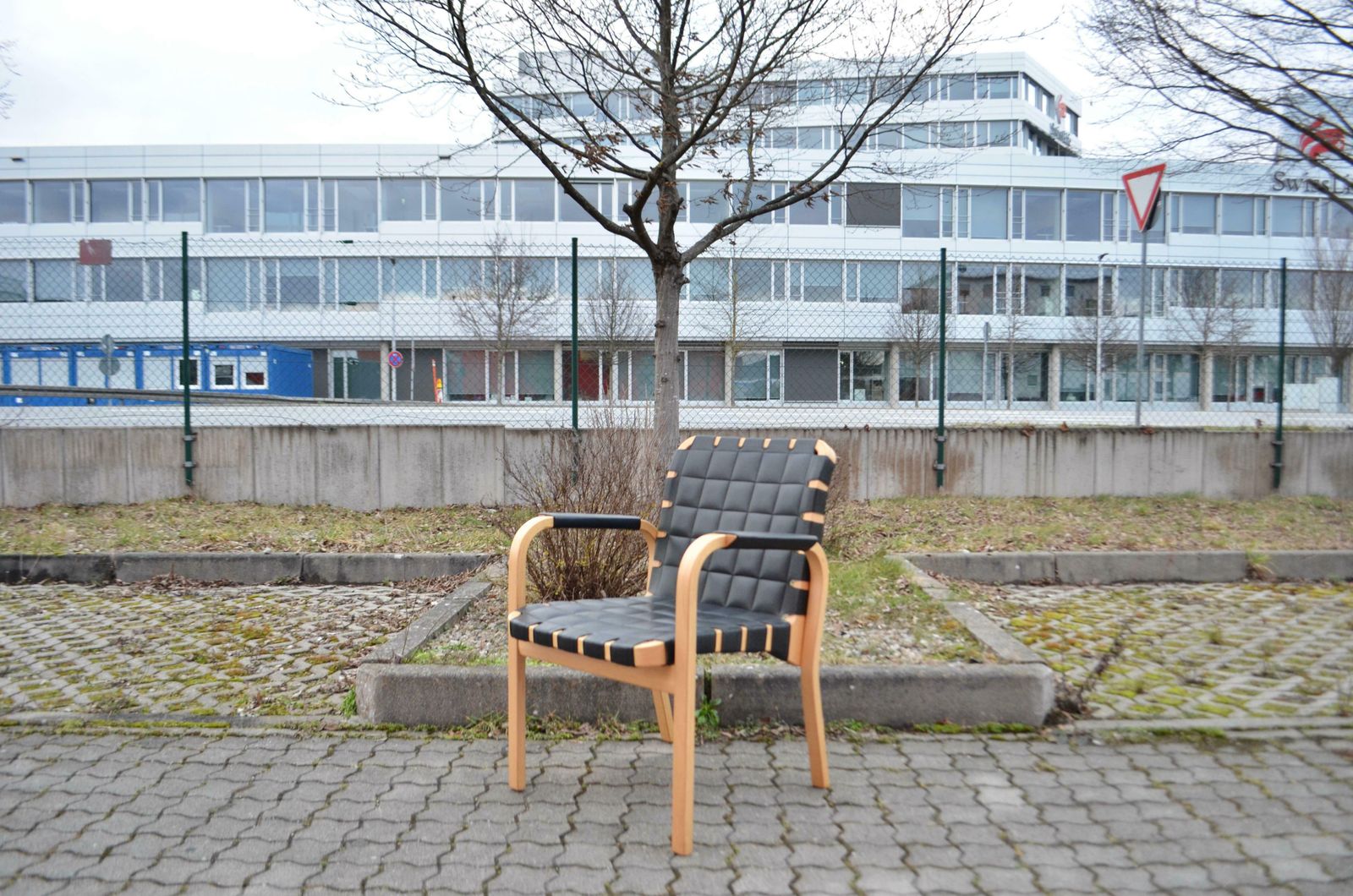Alvar Aalto For Artek Model 45 Armchair Chair Black Leather 1 Of 6 photo furniture