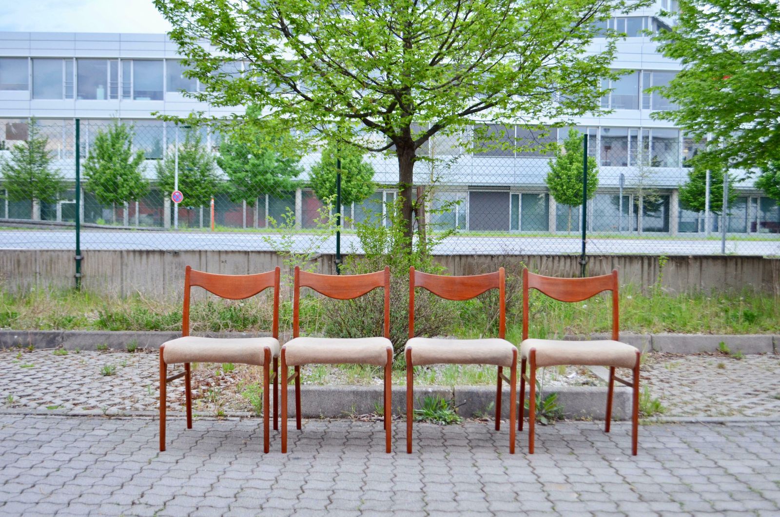 Arne Wahl Iversen Model Gs60 For Glyngore Danish Teak Dining Chair Set Of 4 photo furniture