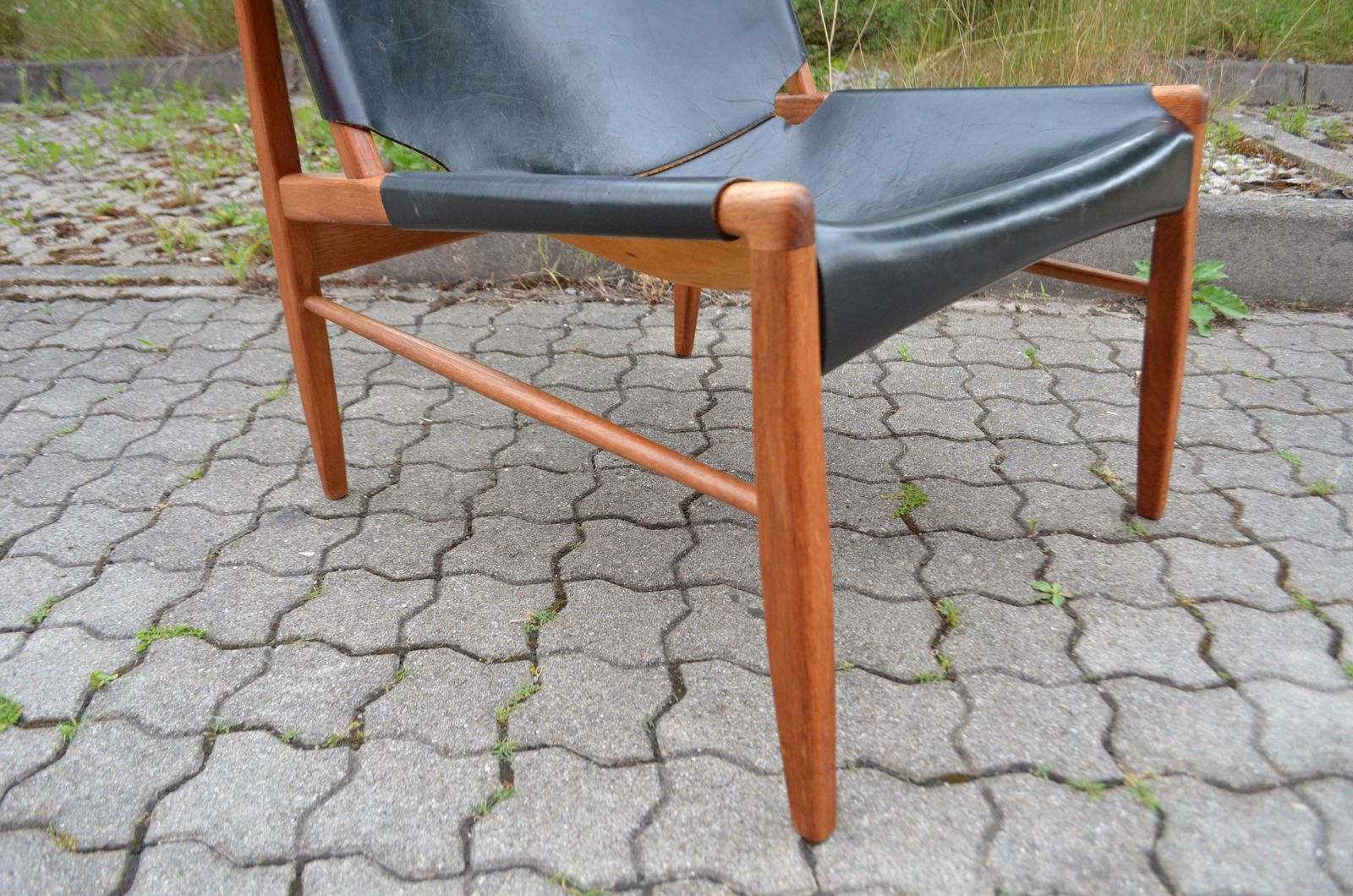photo vintage Franz Xaver Lutz Model 1192 Chimney Lounge Chair For Deutsche Werkstätten, 1958