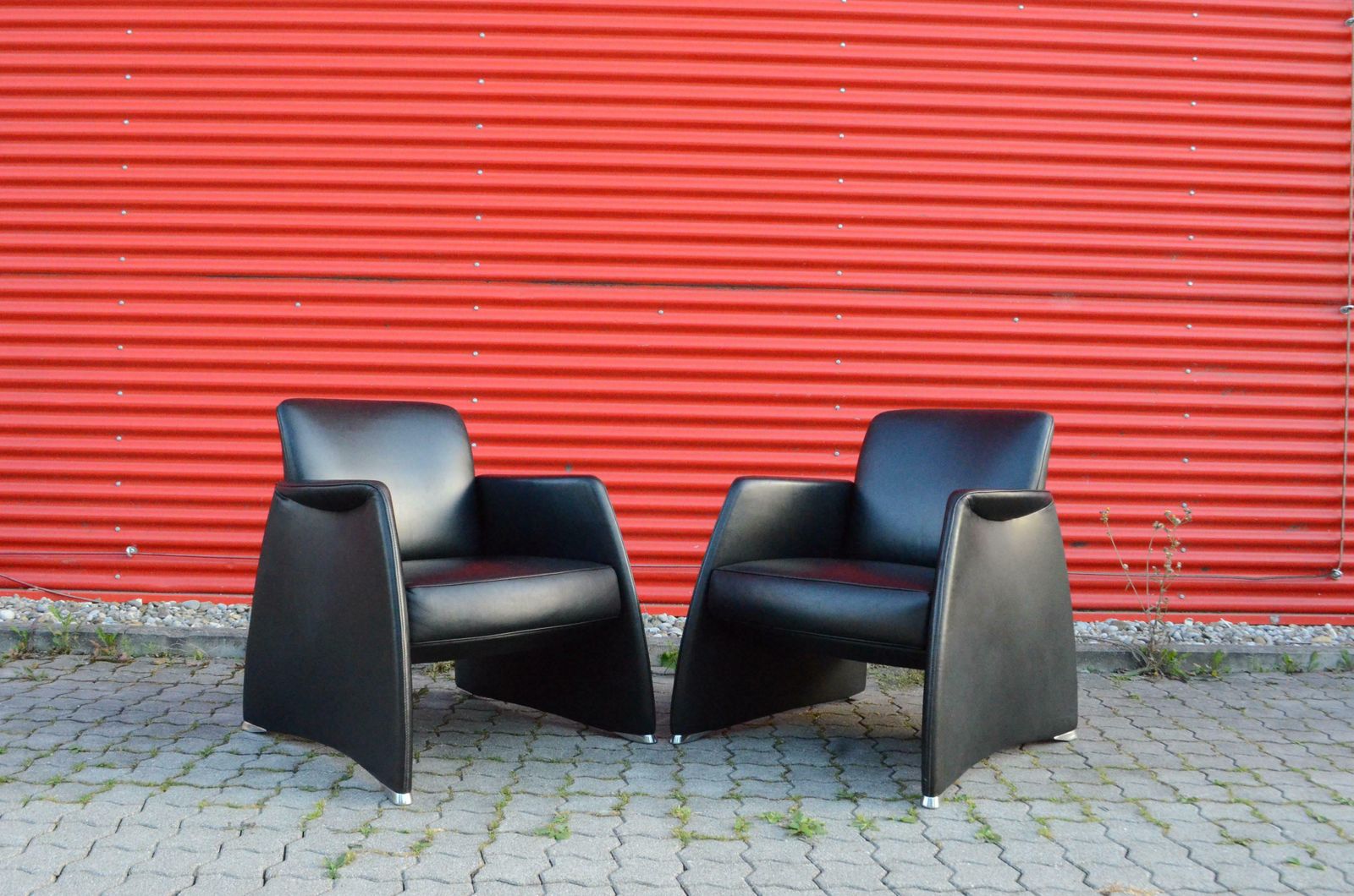 Furniture De Sede Black Leather Armchair photo