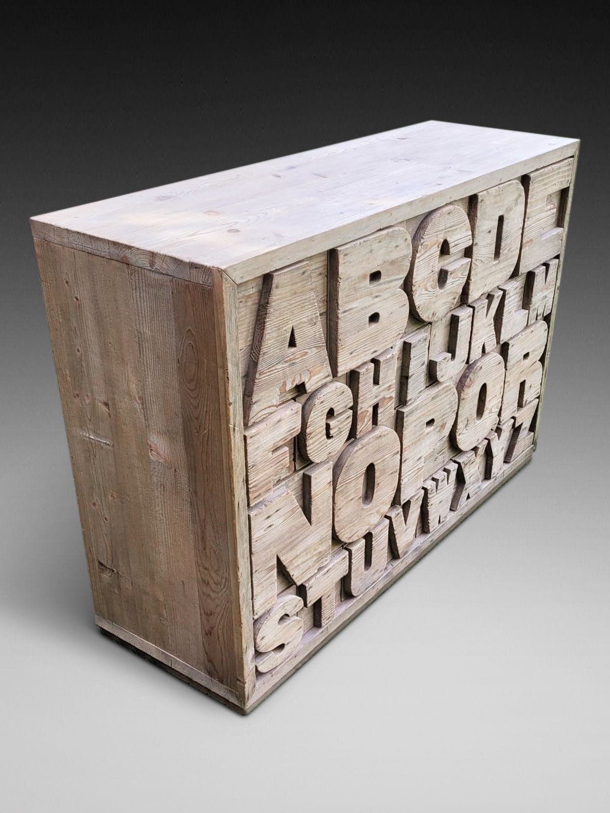 20th C. Decorative Alphabet Chest Of Drawers photo furniture