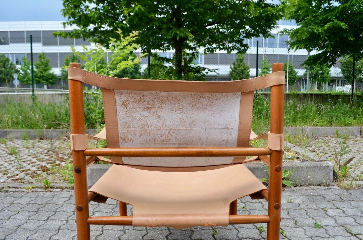 Abel Gonzalez Saddle Leather Argentina Safari Lounge Chair photo 2657.0