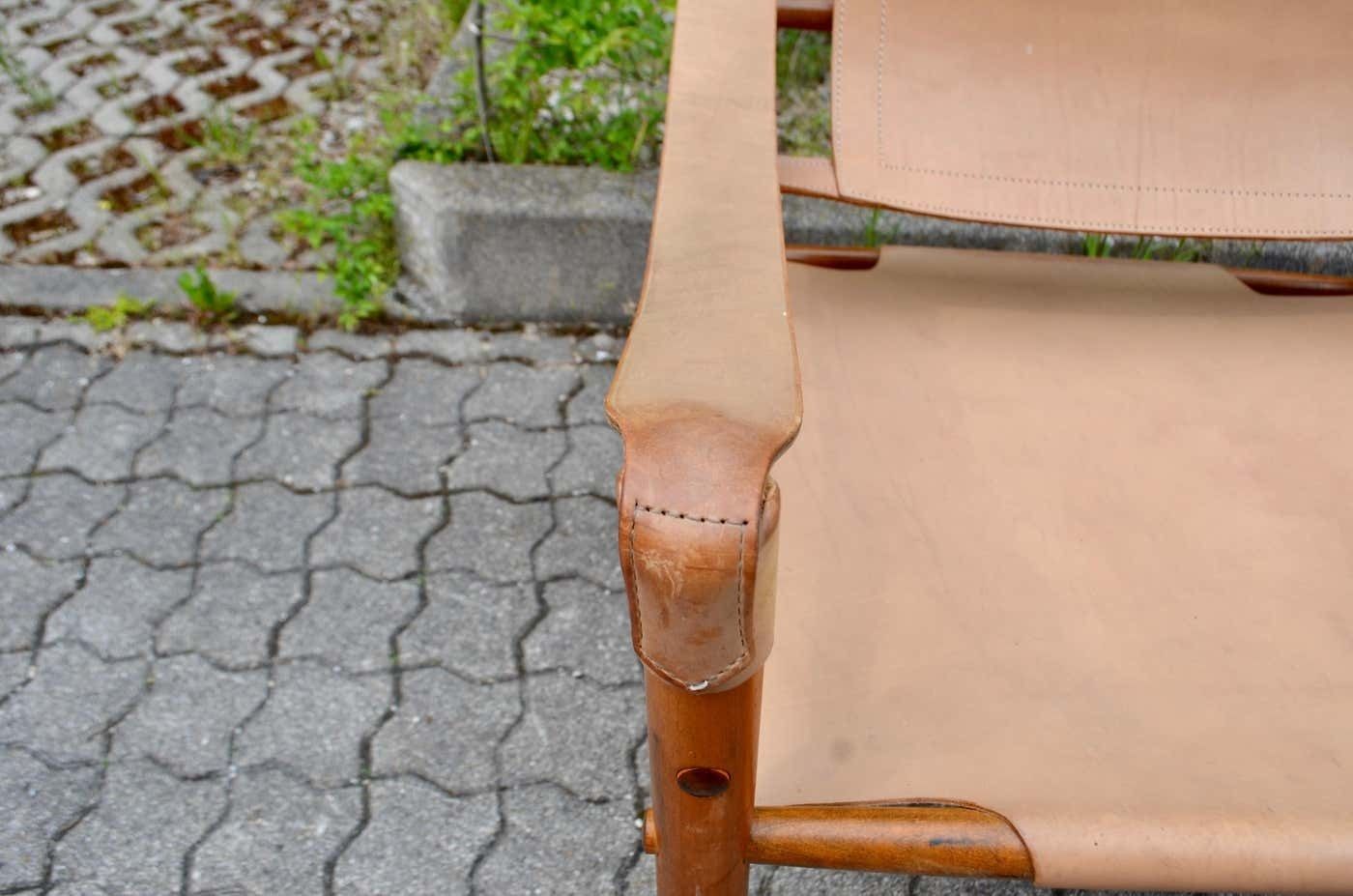 photo buy Abel Gonzalez Saddle Leather Argentina Safari Lounge Chair