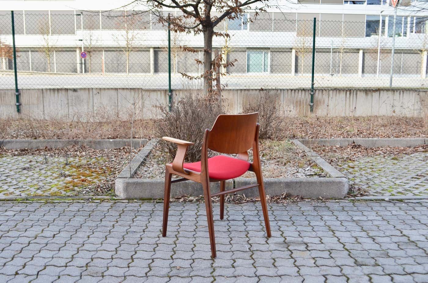 Rare Modernist Wilkhahn Hartmut Lohmeyer Plywood Armchair 476a photo vinterior