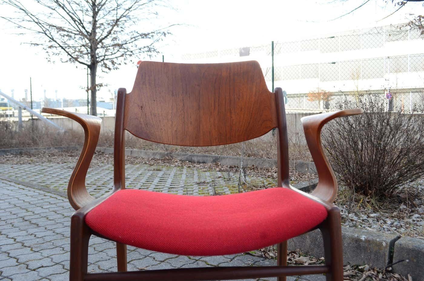 Rare Modernist Wilkhahn Hartmut Lohmeyer Plywood Armchair 476a photo vintage