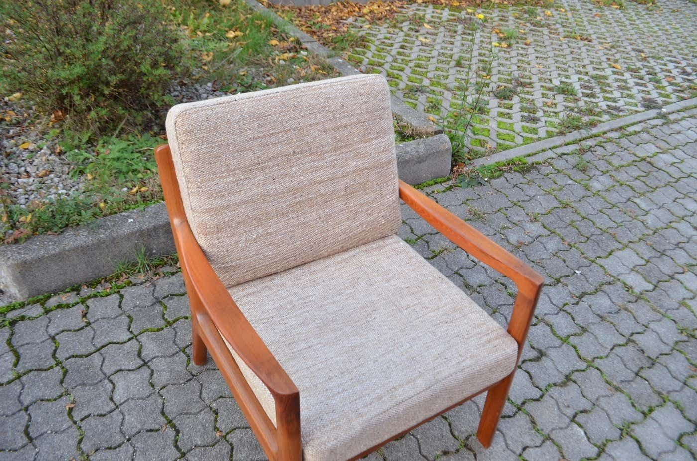 photo furniture Ole Wanscher Teak Easy Chair Model Senator For France & Son