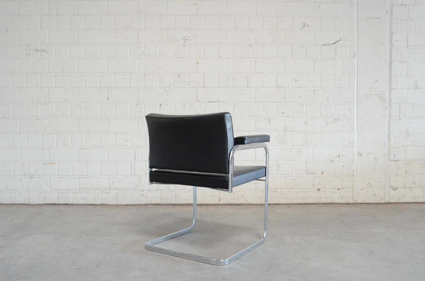 photo vintage Robert Haussmann De Sede Rh 305 Chair Black