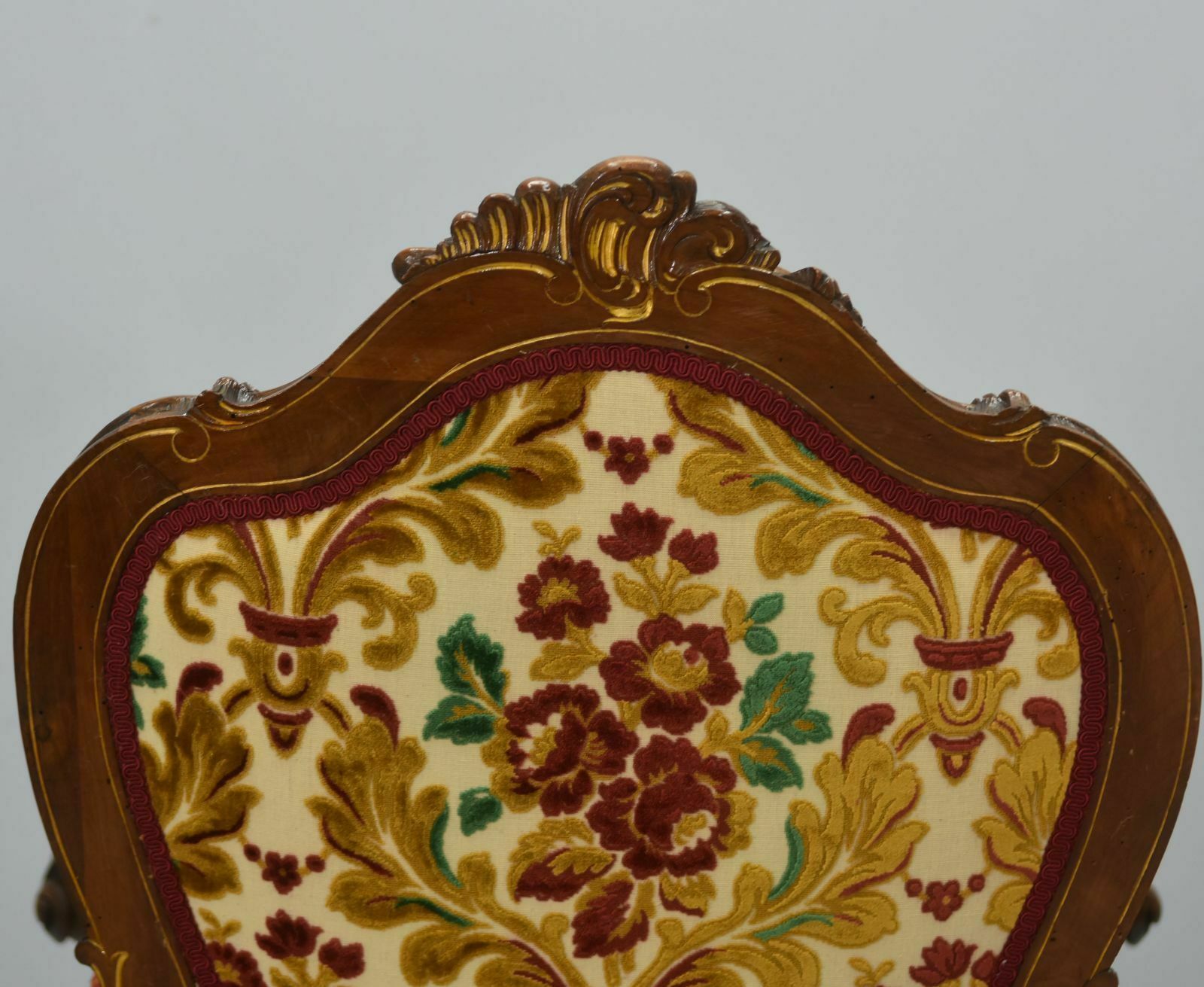 photo furniture Louis XV Style Carved Walnut Armchairs Late 19th Century (Pair)
