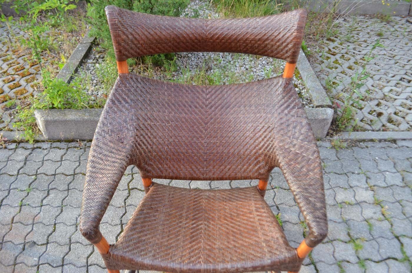photo furniture Woven Cane Bamboo Lounge Chair Yuzuru Yamakawa C, 261 Yamakawa Rattan