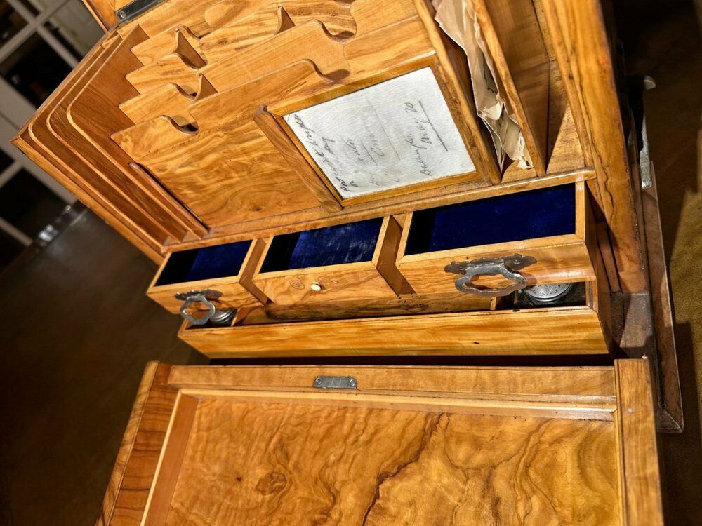 Vintage Olive Writing Box, 1900s photo furniture