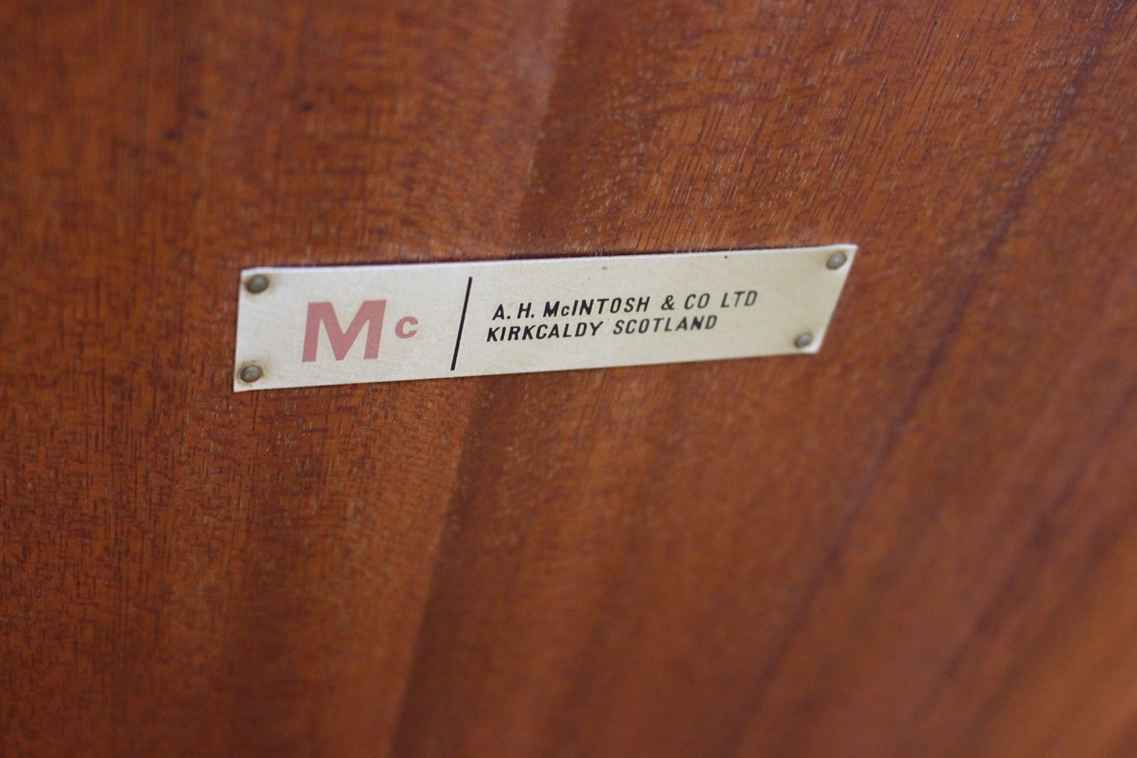 A H McIntosh Teak Nest Of Tables. photo for sale