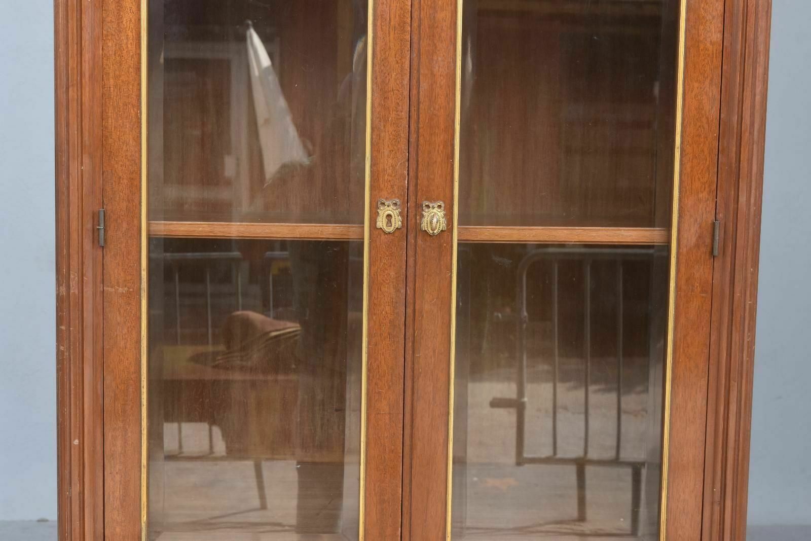 Louis XVI Style Mahogany Bookcase Early 20th Century photo Furniture