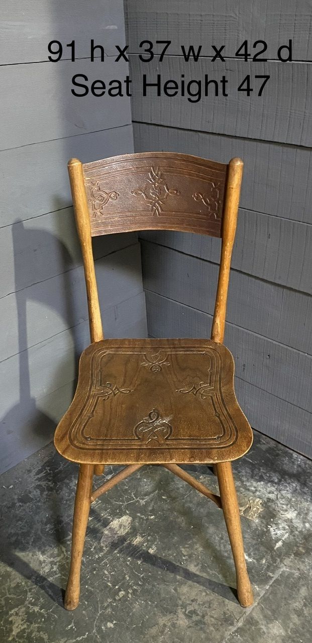 Extremely Rare Set 12 J & J Kohn Bentwood Bistro Dining Chairs photo 3250.0