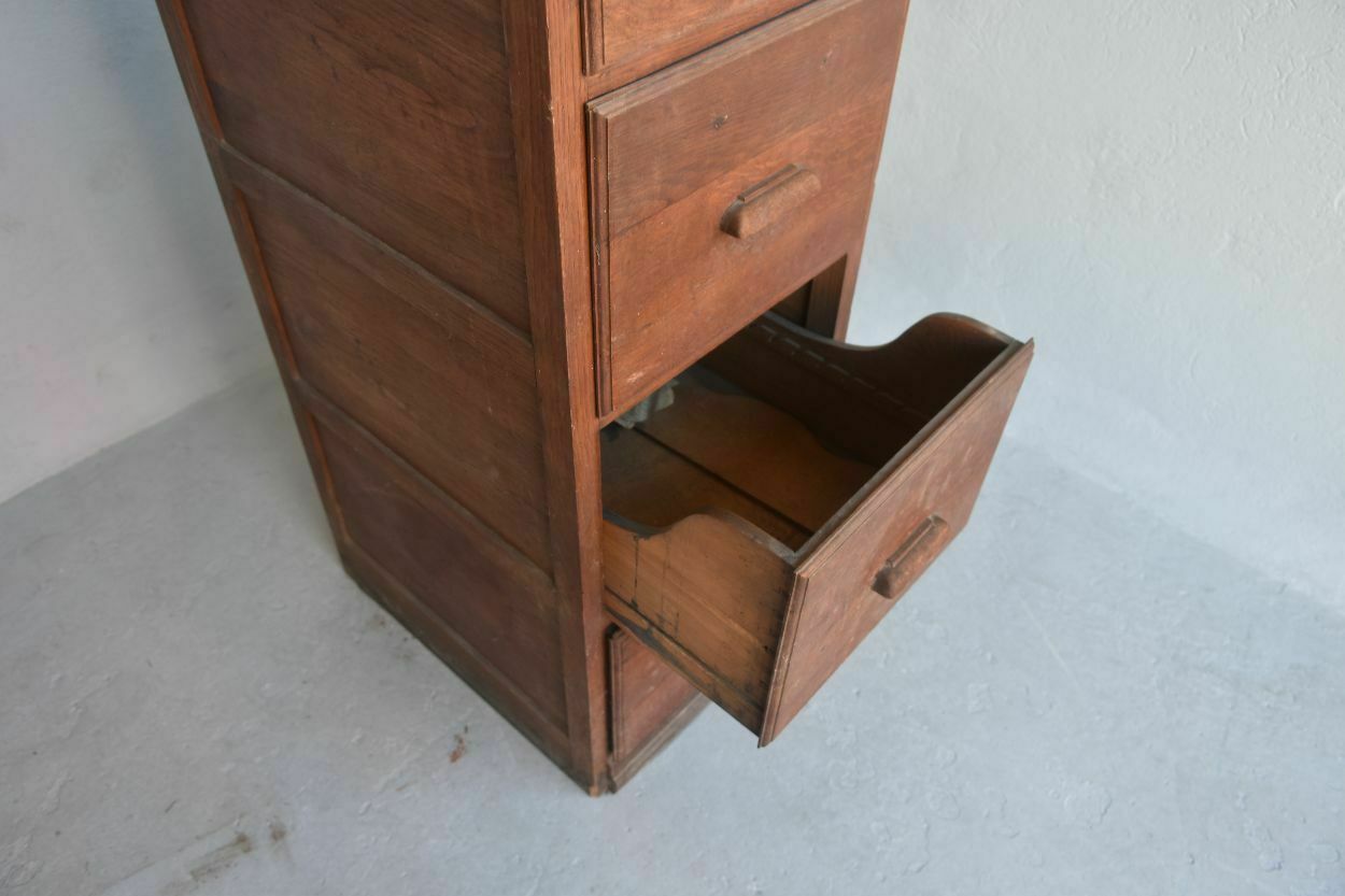Oak Compartment Locker Circa 1900 photo 433.0