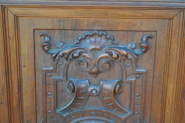 Furniture Two Body Chest Of Drawers In Walnut, Renaissance Style, Late 19th Century photo