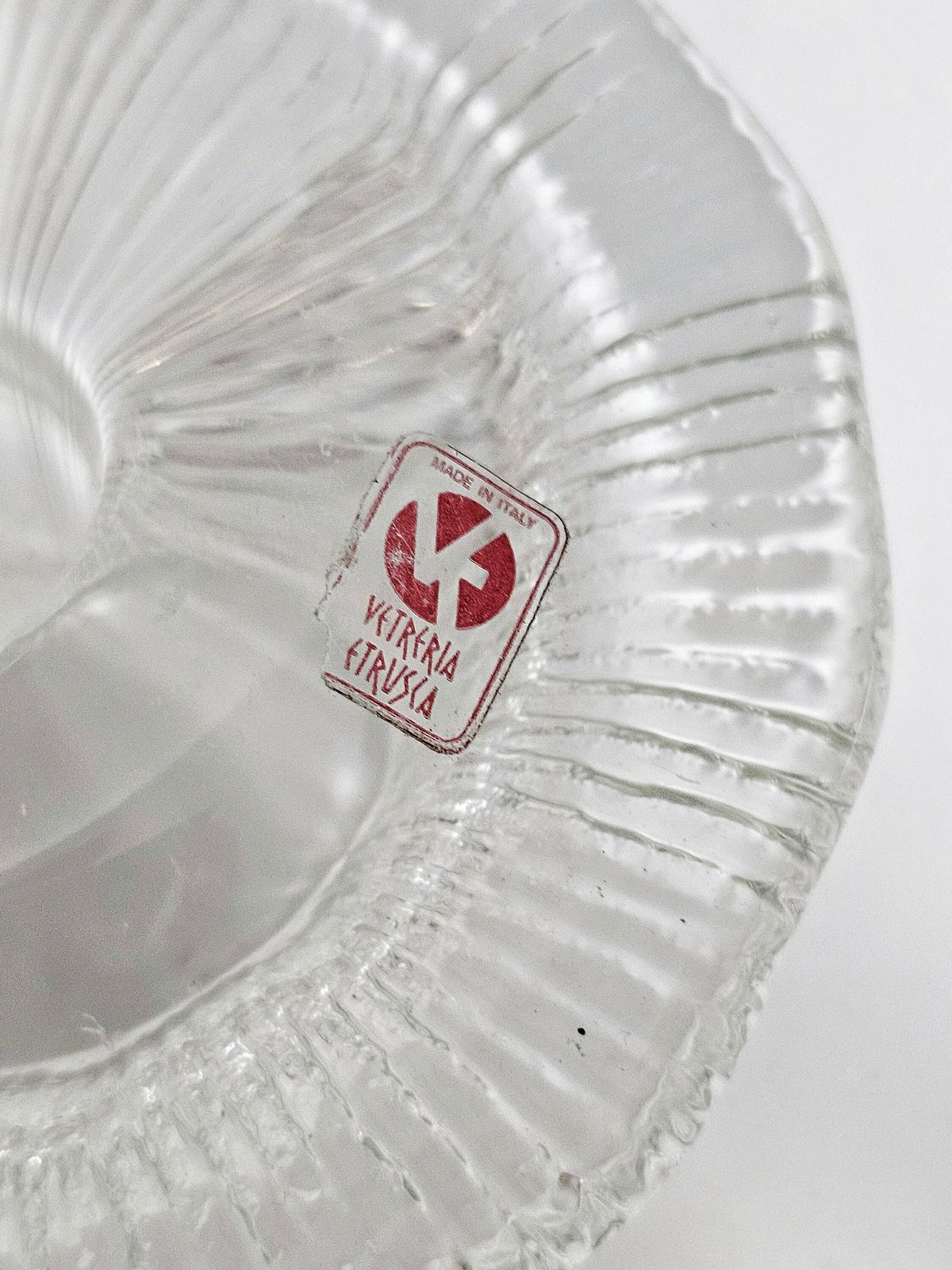 Pair Of Mid Century Modern Glass Candlestick Holders By Vetreria Etrusca // Made In Italy In 1970s photo furniture