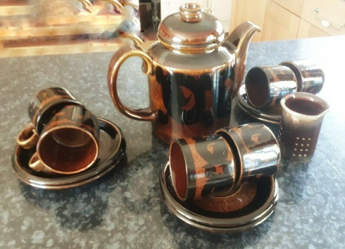 Arabia Soraya Tea Service Gunvor Olin  Grönqvist, 1960s Finland photo 275.0