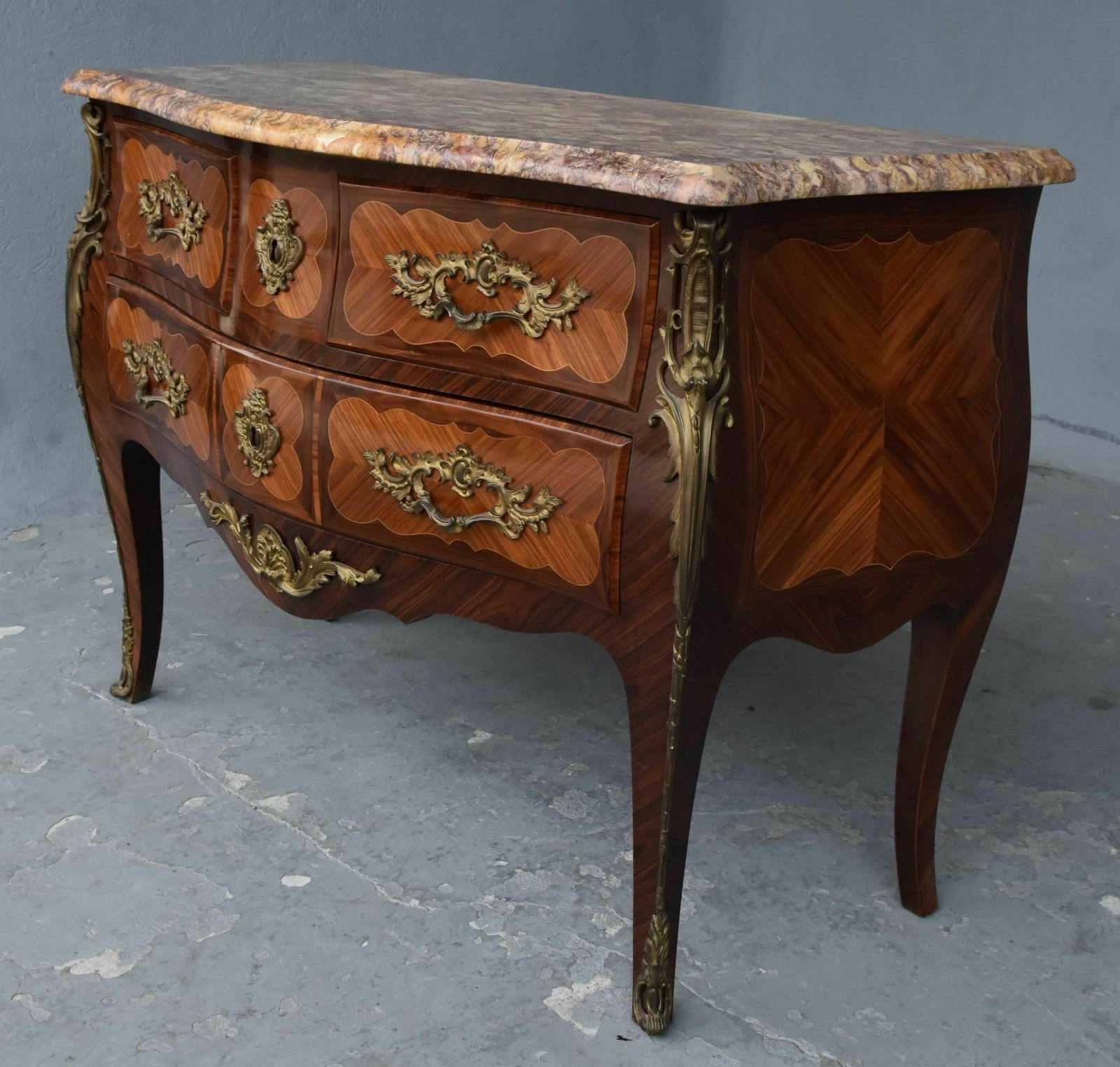 Louis XV Saute Chest Of Drawers, 19th Century Rosewood photo buy