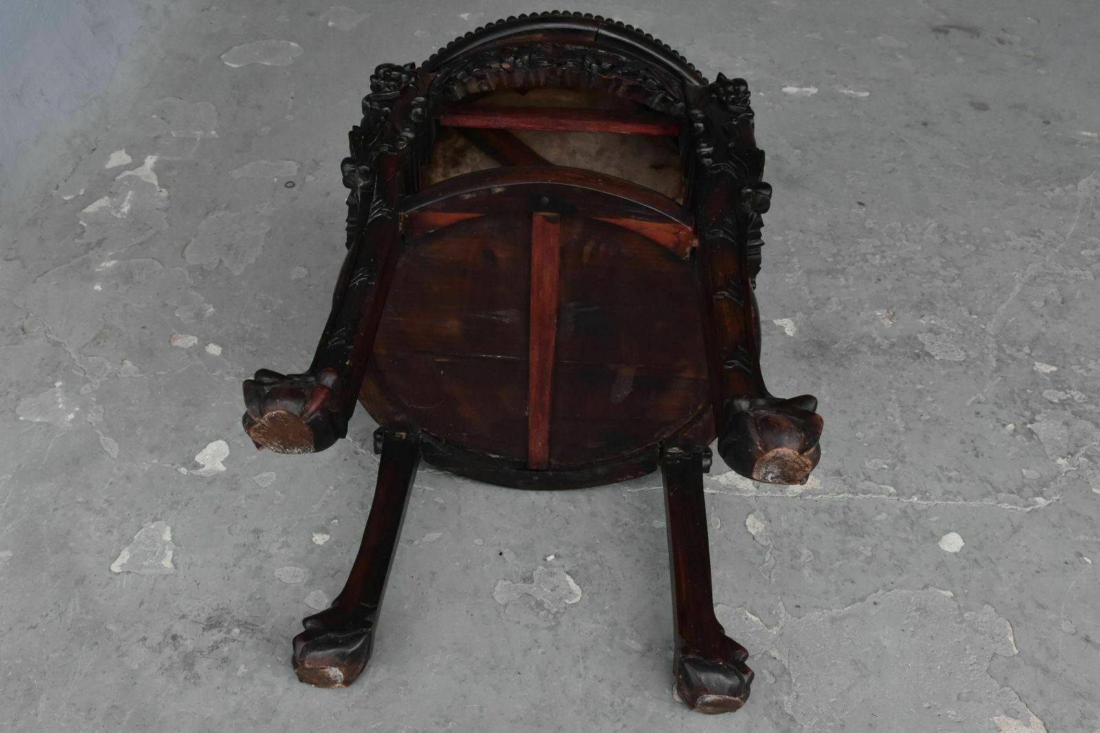Indochinese Harness In Ironwood And 19th Century Marble Top photo buy